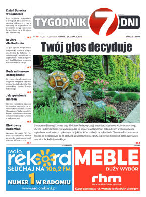 Tygodnik "7 Dni" nr 864 z dn. 26.05.2023 r. - strona 1