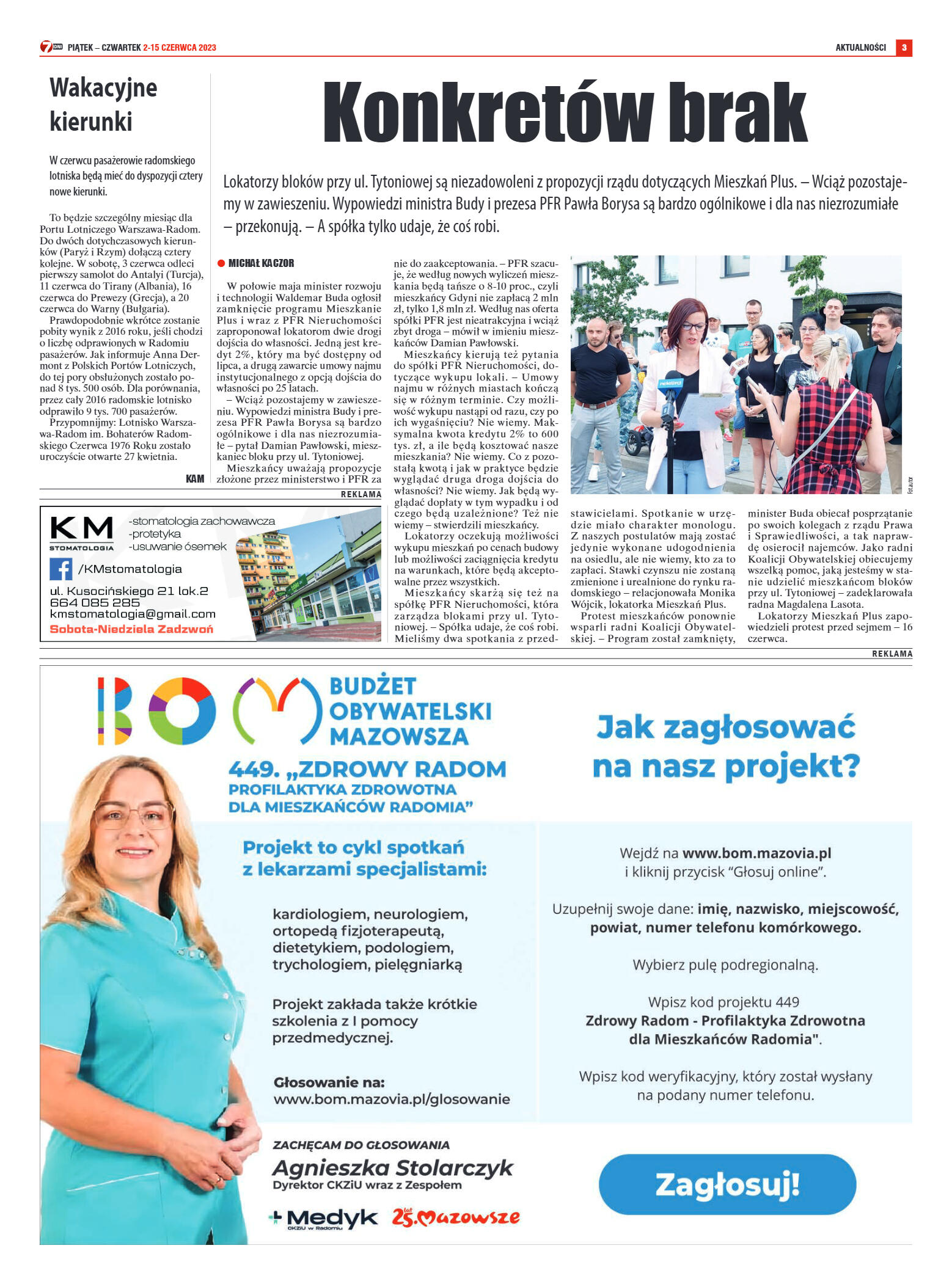 Tygodnik "7 Dni" nr 865 z dn. 02.06.2023 r. - strona 3