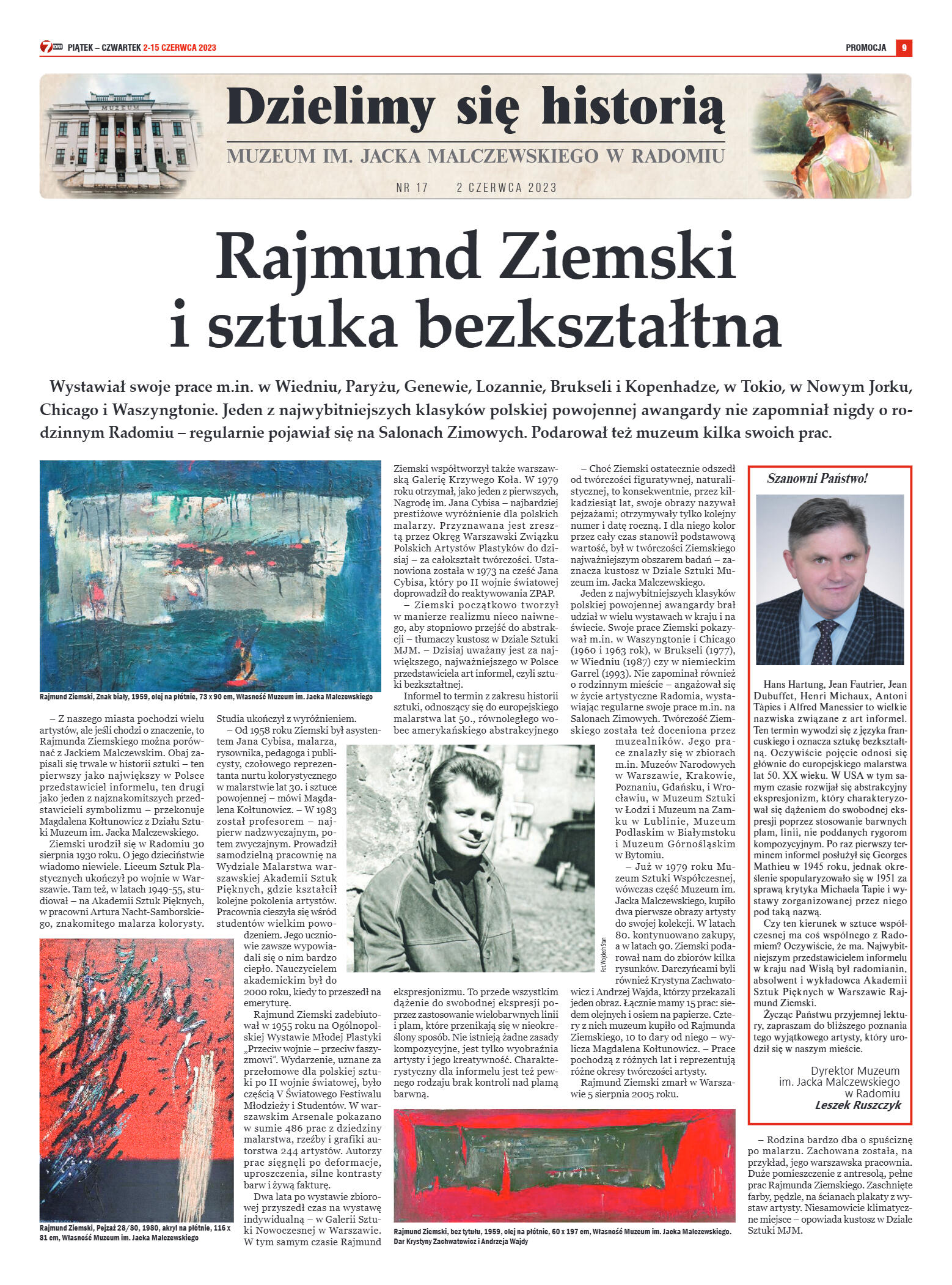 Tygodnik "7 Dni" nr 865 z dn. 02.06.2023 r. - strona 9