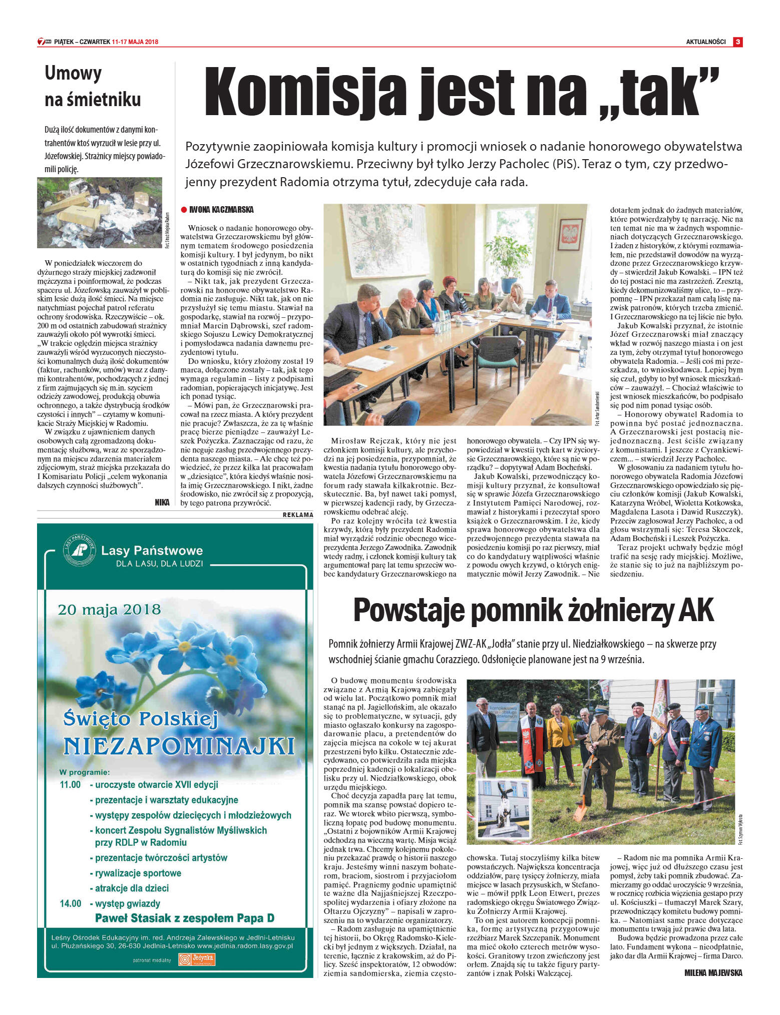 Tygodnik "7 Dni" nr 634 z dn. 11.05.2018 - strona 3