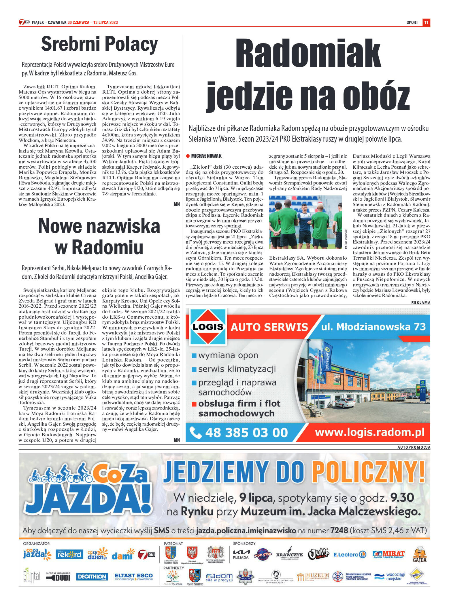 Tygodnik "7 Dni" nr 868 z dn. 30.06.2023 r. - strona 11