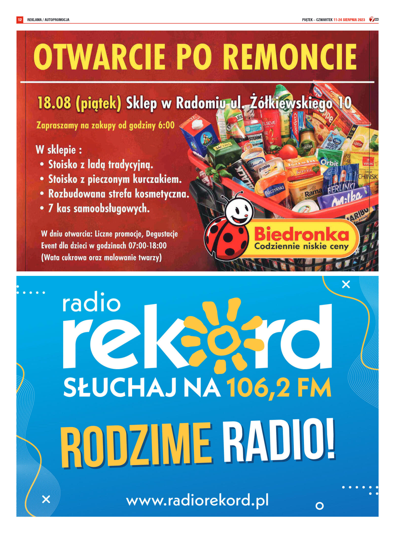 Tygodnik "7 Dni" nr 873 z dn. 11.08.2023 r. - strona 16