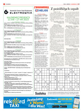 Tygodnik "7 Dni" nr 873 z dn. 11.08.2023 r. - strona 14