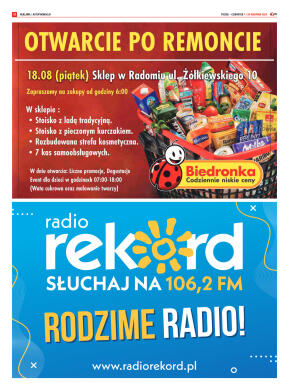 Tygodnik "7 Dni" nr 873 z dn. 11.08.2023 r. - strona 16