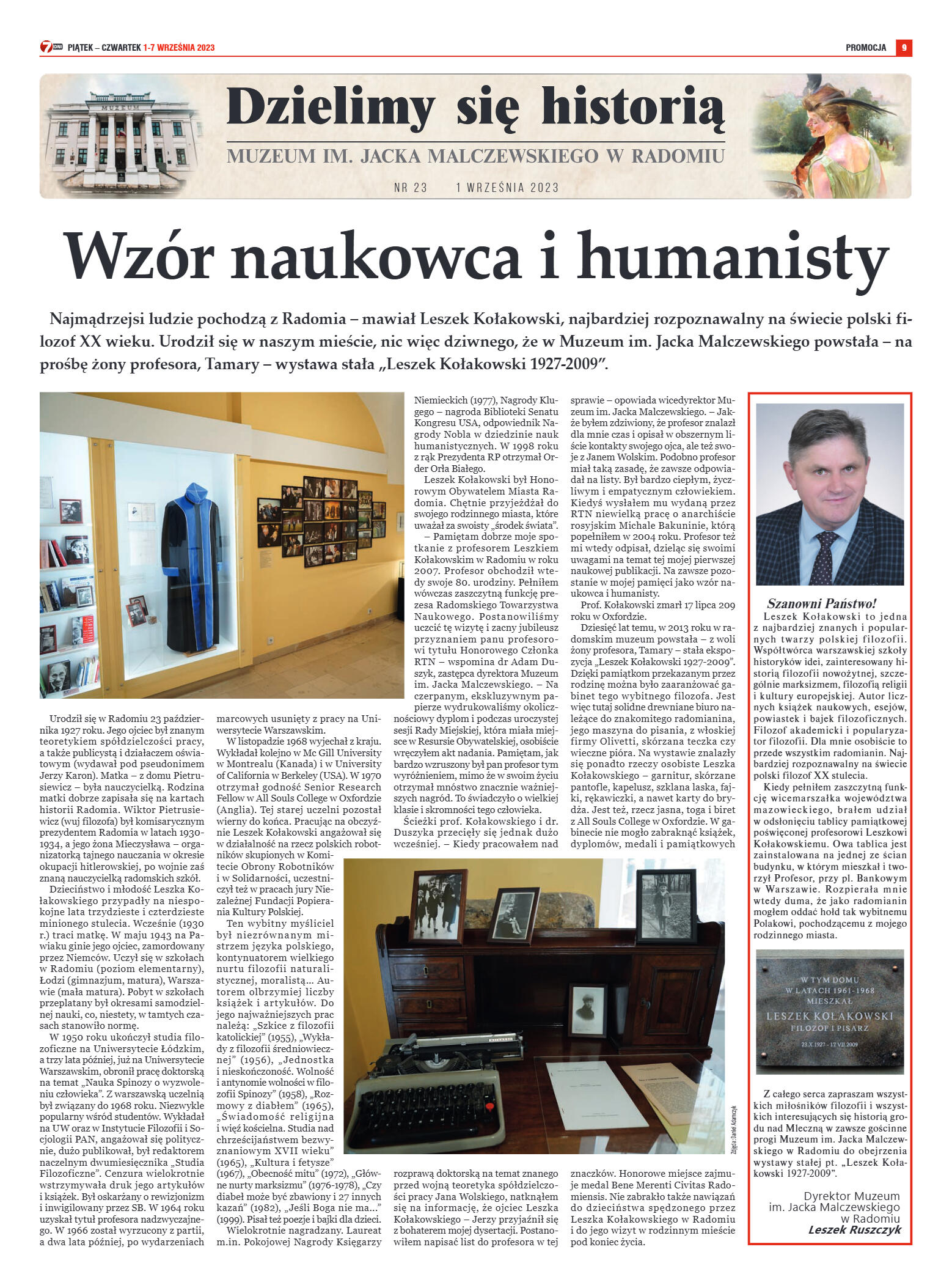 Tygodnik "7 Dni" nr 875 z dn. 1.09.2023 r. - strona 13