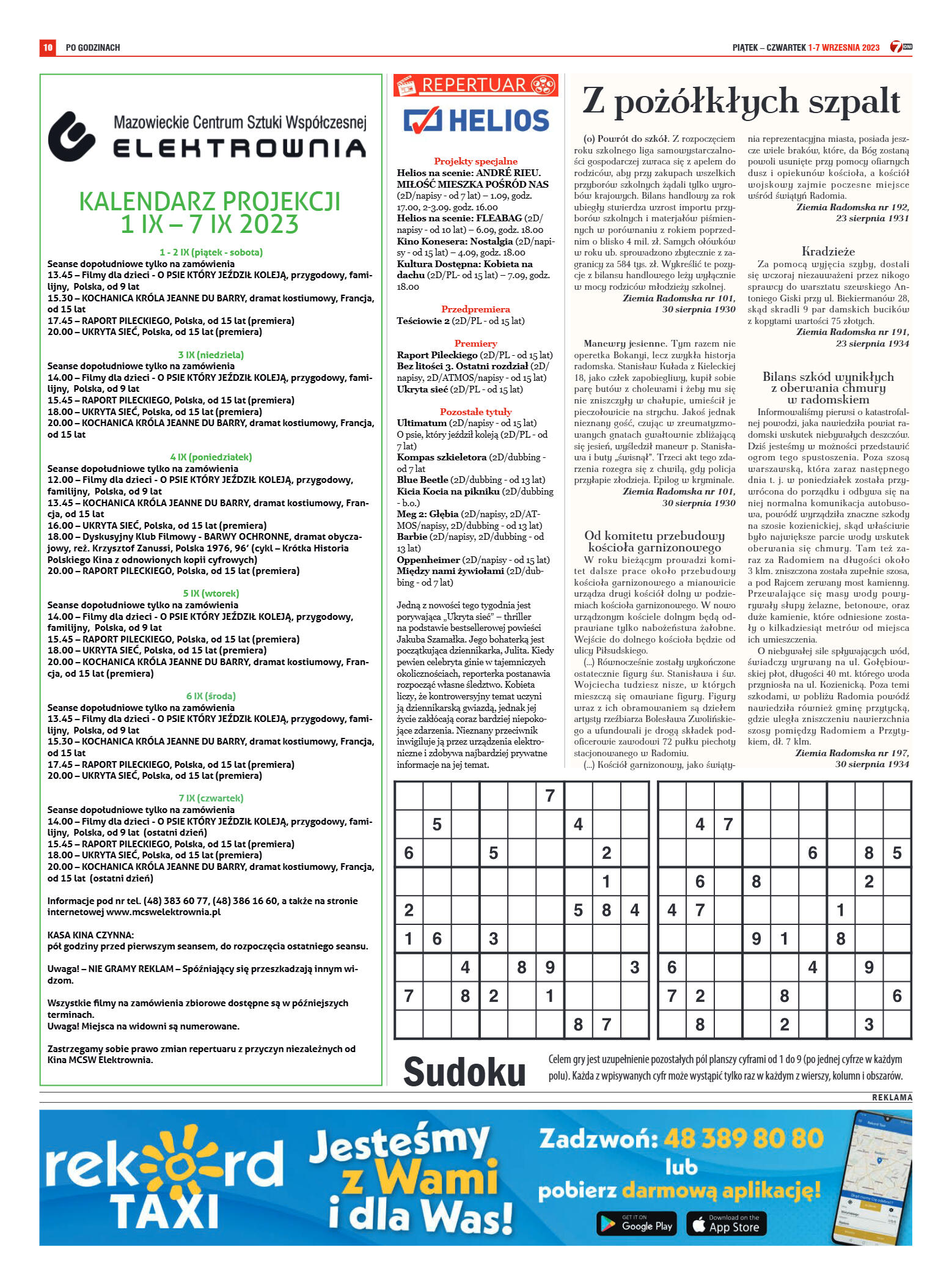 Tygodnik "7 Dni" nr 875 z dn. 1.09.2023 r. - strona 14