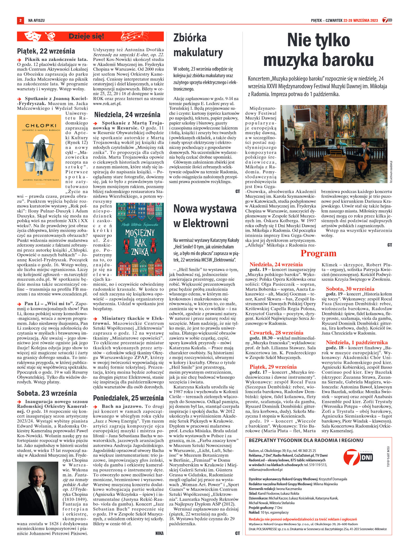 Tygodnik "7 Dni" nr 878 z dn. 22.09.2023 r. - strona 18