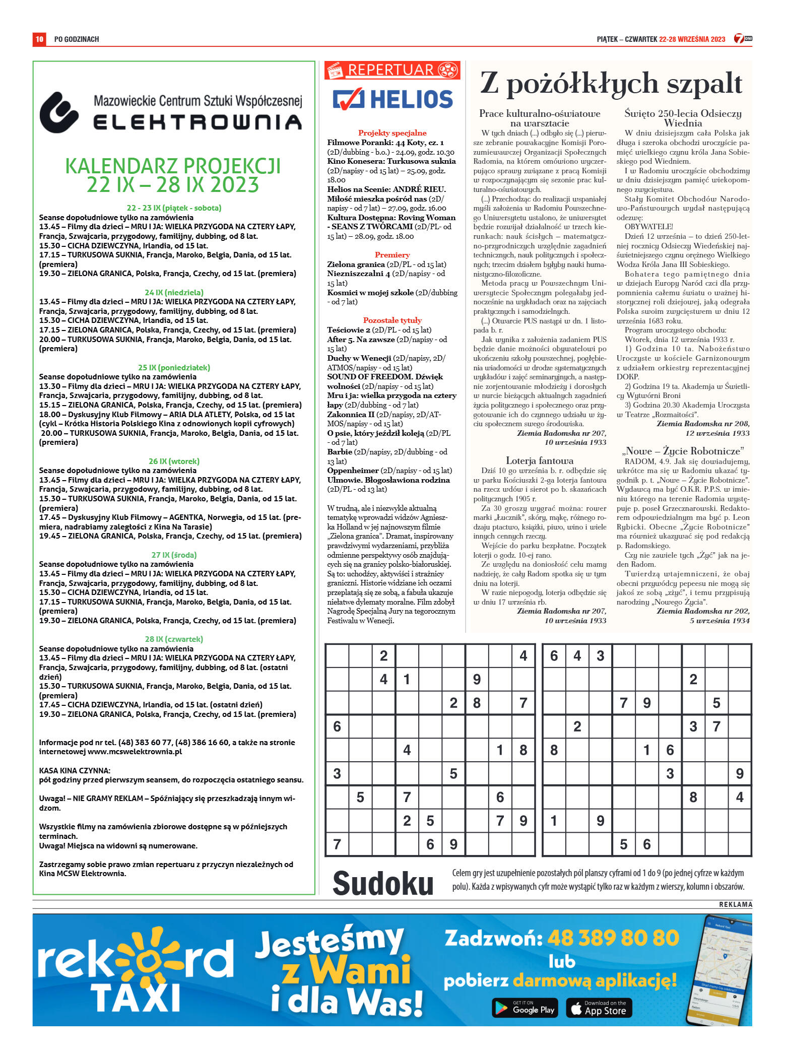 Tygodnik "7 Dni" nr 878 z dn. 22.09.2023 r. - strona 30