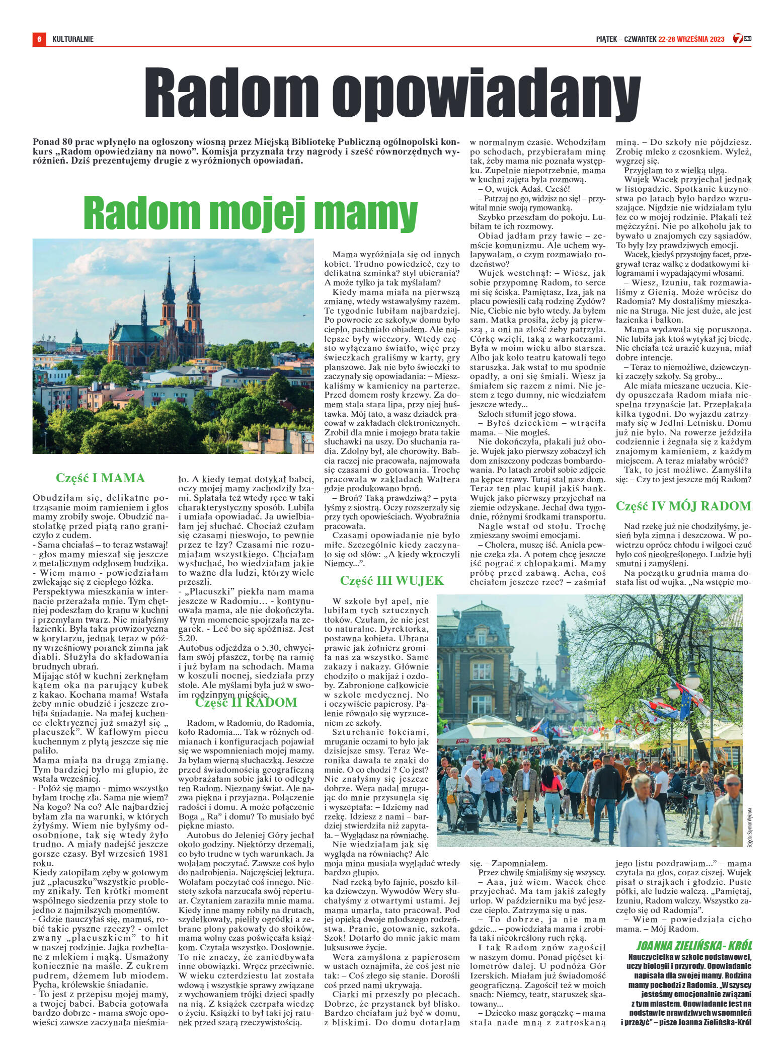 Tygodnik "7 Dni" nr 878 z dn. 22.09.2023 r. - strona 7