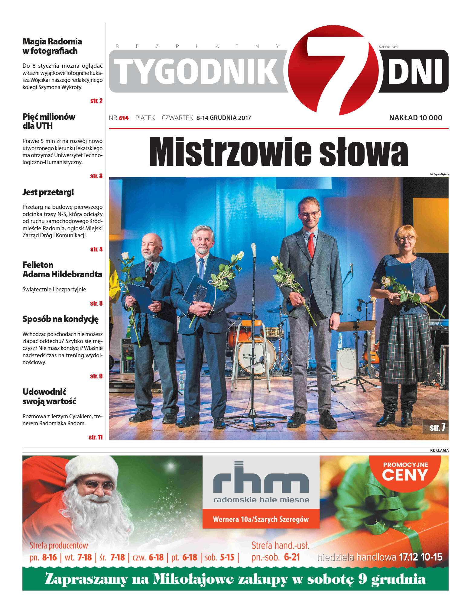„7 Dni” numer 614 z dn. 8.12.2017 - strona 1