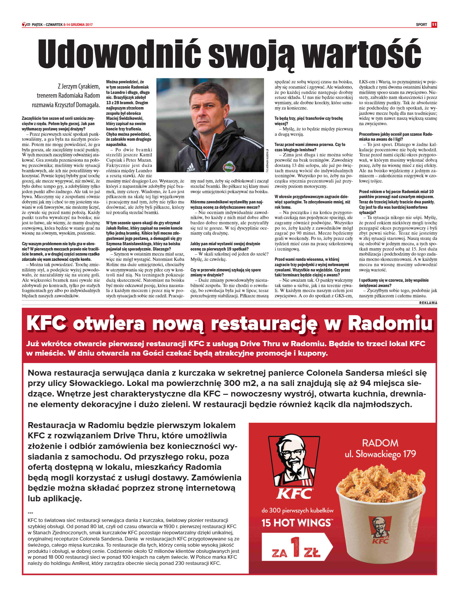 „7 Dni” numer 614 z dn. 8.12.2017 - strona 11