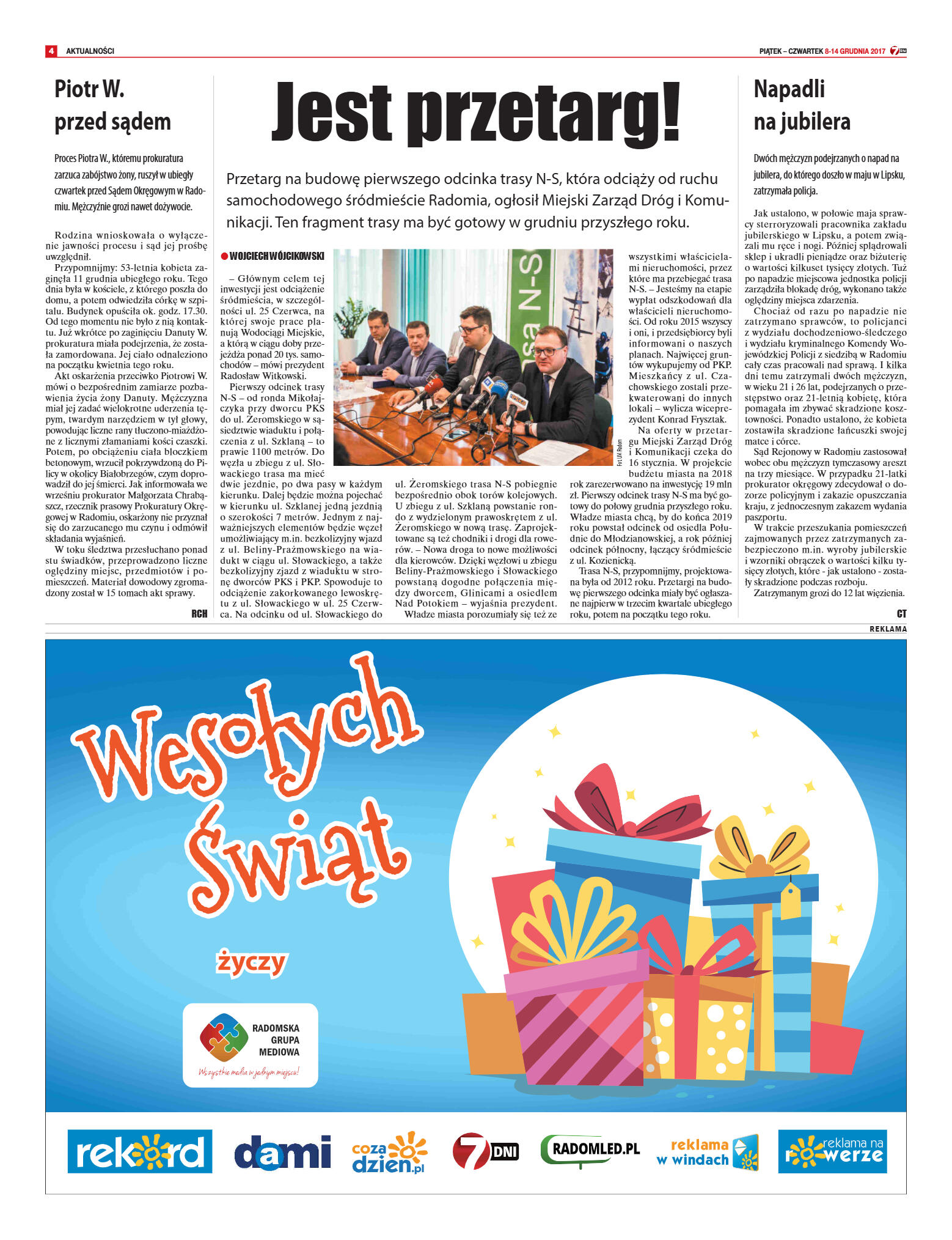 „7 Dni” numer 614 z dn. 8.12.2017 - strona 4