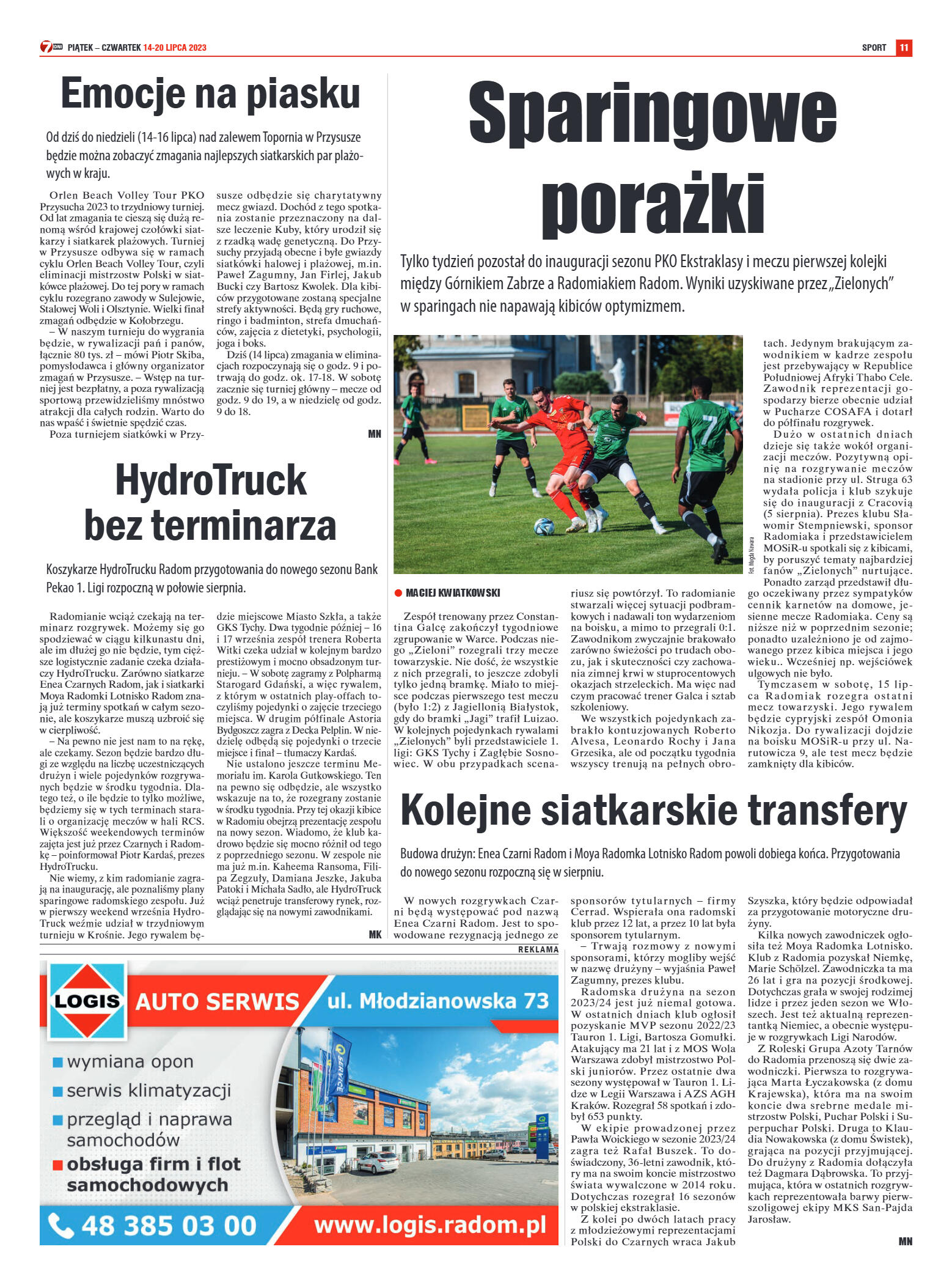 Tygodnik "7 Dni" nr 869 z dn. 14.07.2023 r. - strona 11