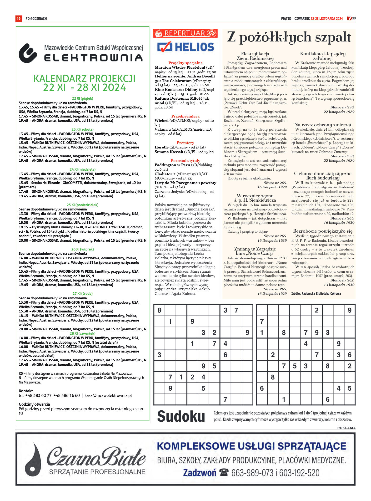 Tygodnik "7 Dni" nr 931 z dn. 22.11.2024 r. - strona 10