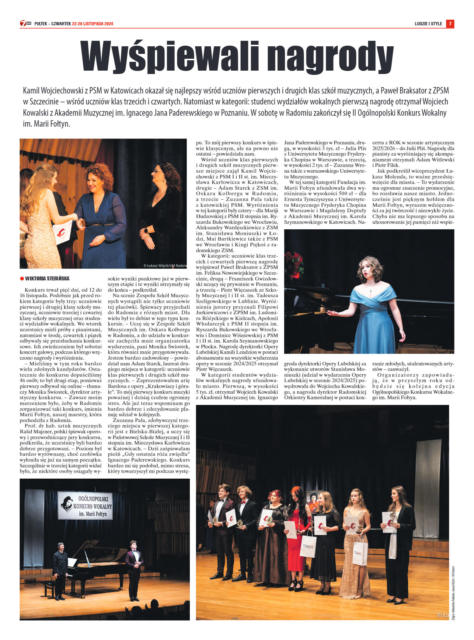 Tygodnik "7 Dni" nr 931 z dn. 22.11.2024 r. - strona 7