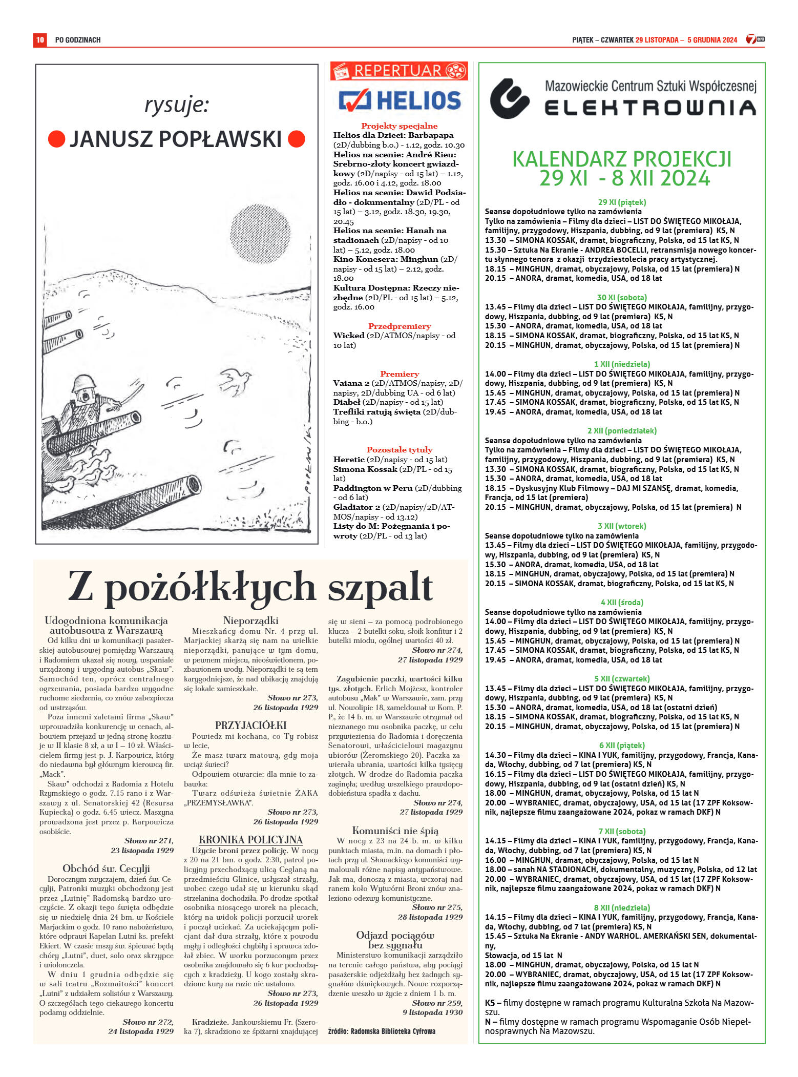 Tygodnik "7 Dni" nr 932 z dn. 29.11.2024 r. - strona 10