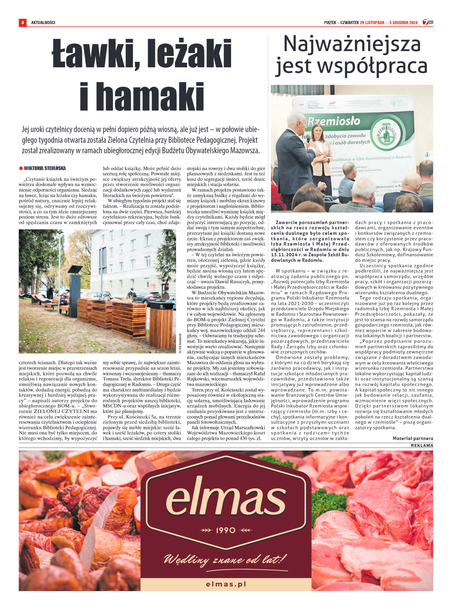 Tygodnik "7 Dni" nr 932 z dn. 29.11.2024 r. - strona 4