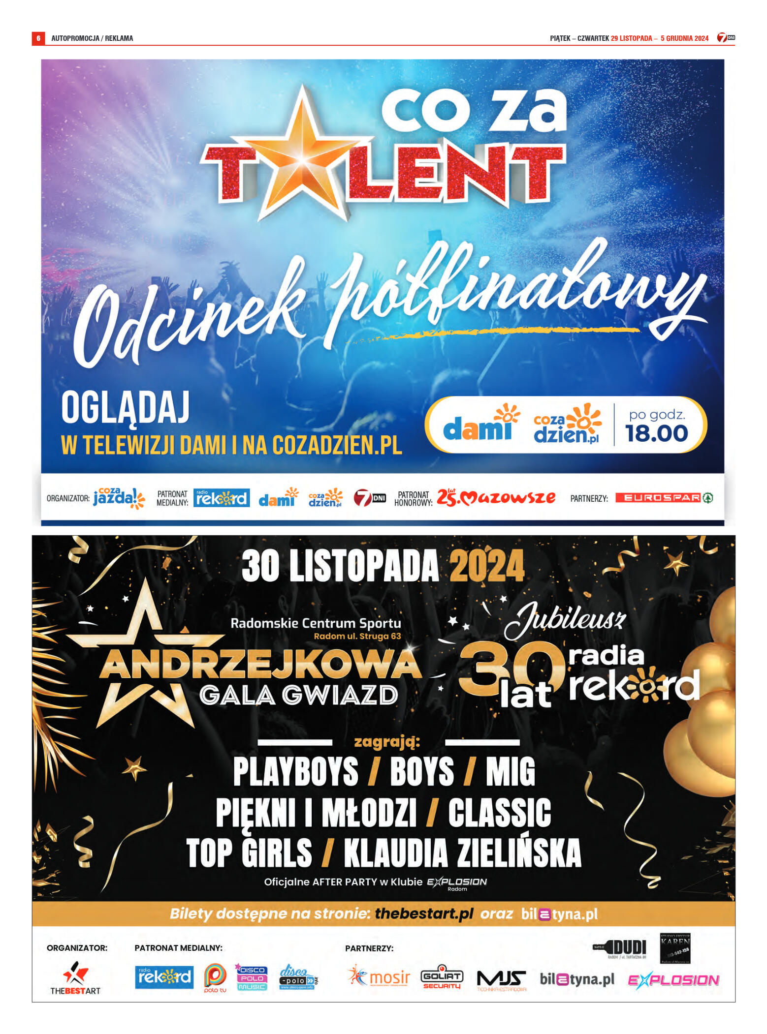 Tygodnik "7 Dni" nr 932 z dn. 29.11.2024 r. - strona 6