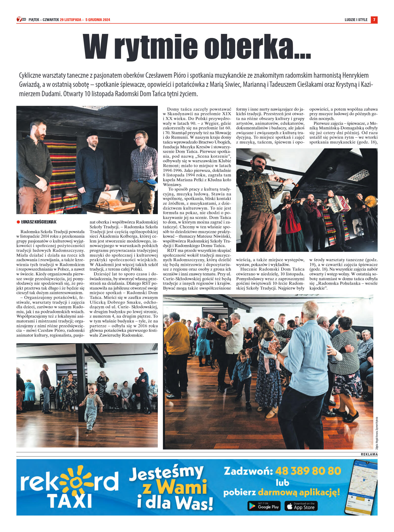 Tygodnik "7 Dni" nr 932 z dn. 29.11.2024 r. - strona 7