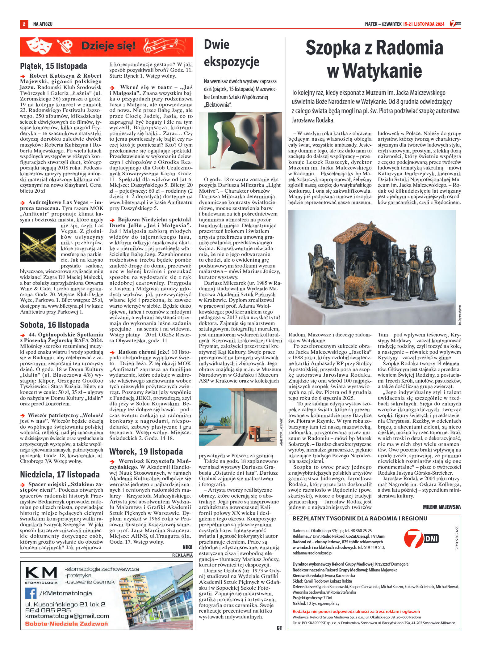 Tygodnik "7 Dni" nr 930 z dn. 15.11.2024 r. - strona 2