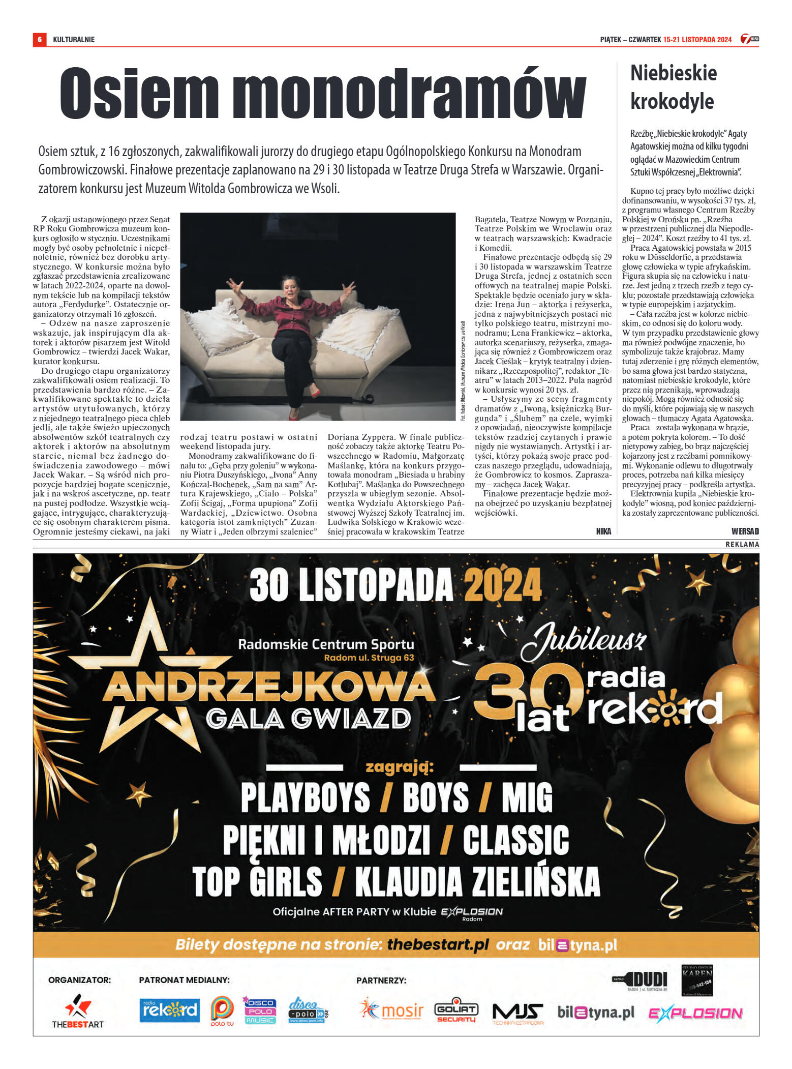 Tygodnik "7 Dni" nr 930 z dn. 15.11.2024 r. - strona 6