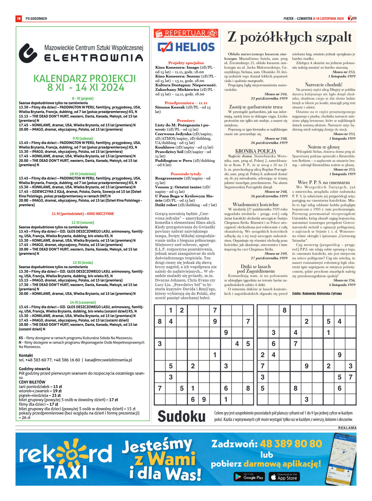 Tygodnik "7 Dni" nr 929 z dn. 8.11.2024 r. - strona 10