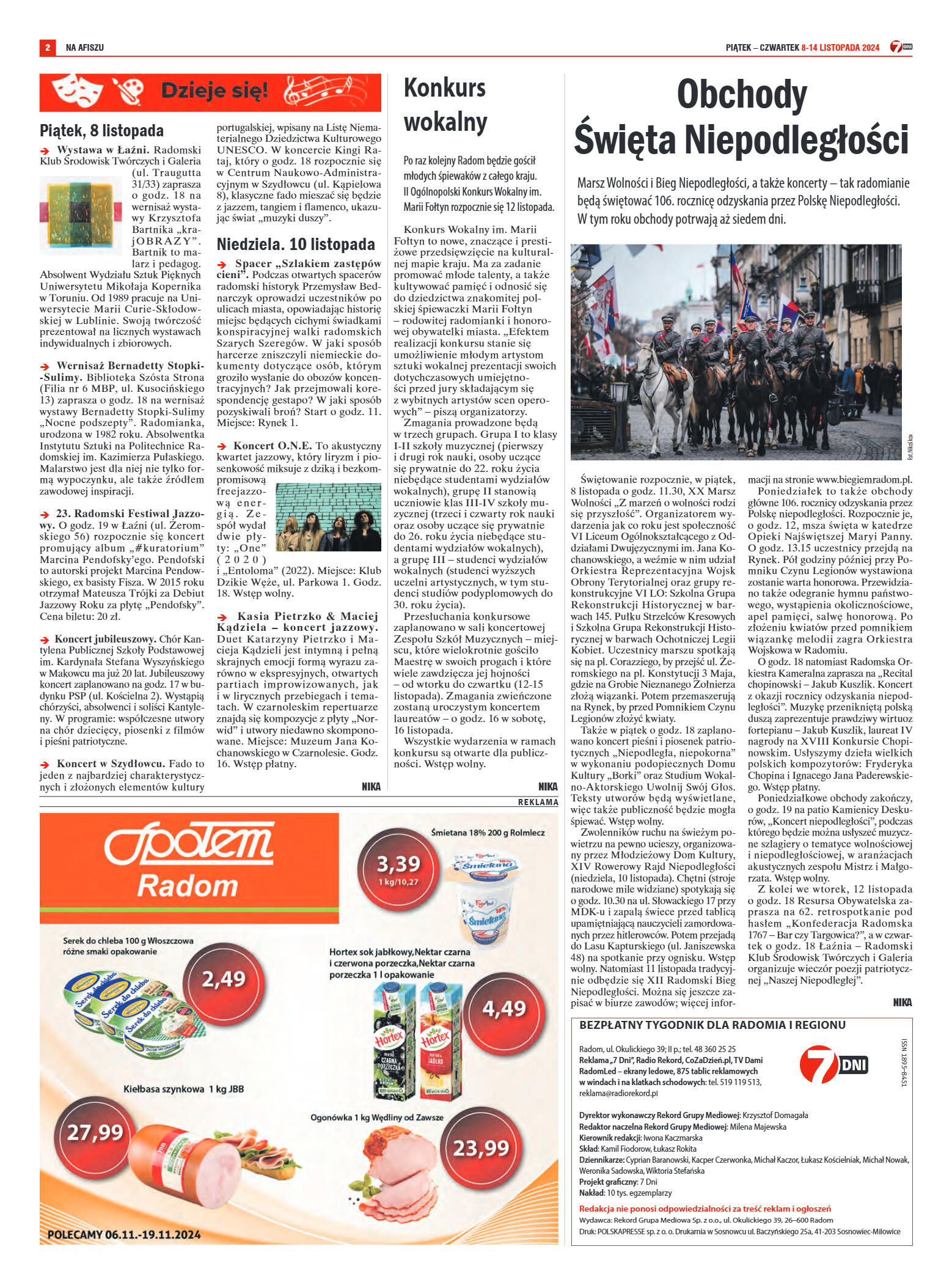 Tygodnik "7 Dni" nr 929 z dn. 8.11.2024 r. - strona 2