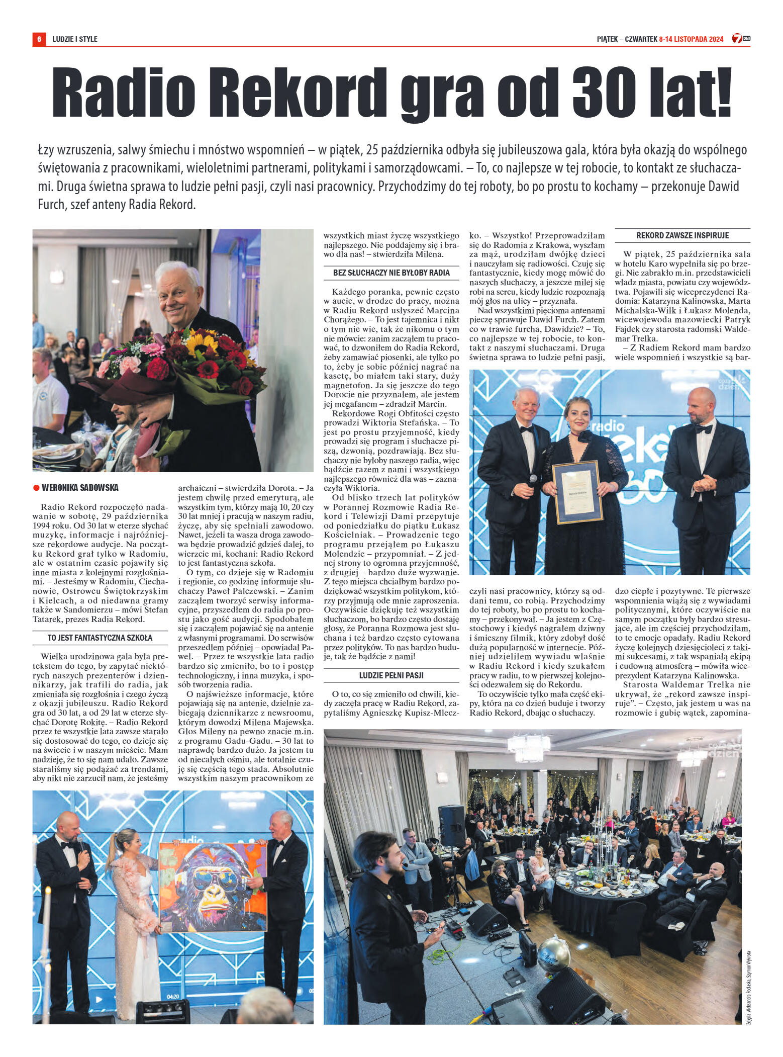 Tygodnik "7 Dni" nr 929 z dn. 8.11.2024 r. - strona 6