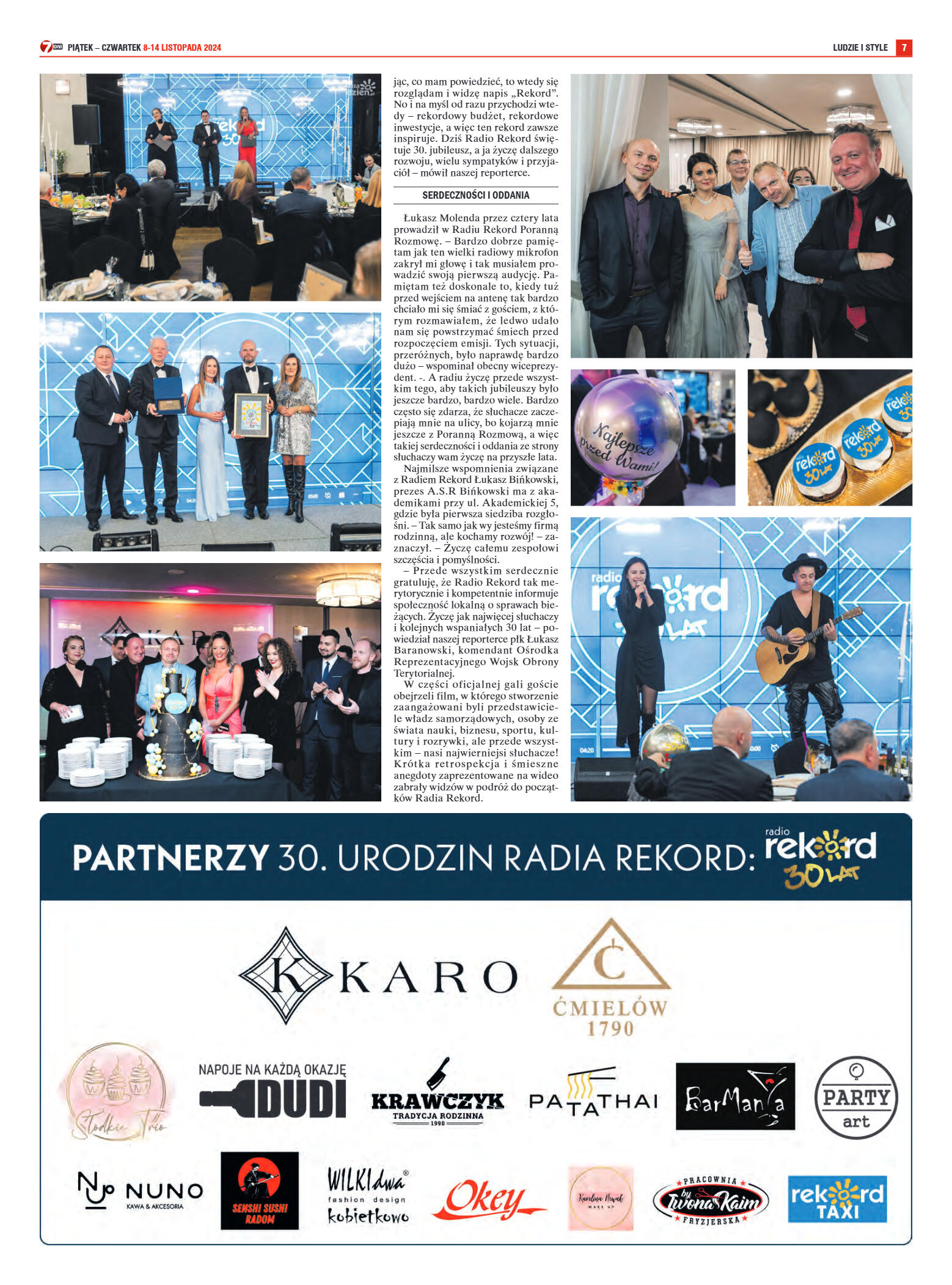 Tygodnik "7 Dni" nr 929 z dn. 8.11.2024 r. - strona 7