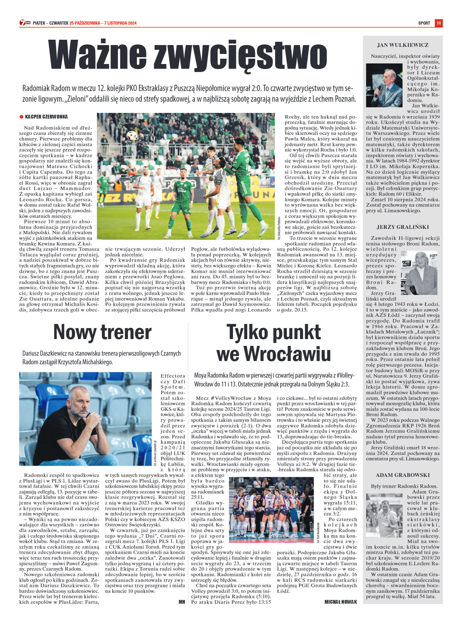 Tygodnik "7 Dni" nr 928 z dn. 25.10.2024 r. - strona 12