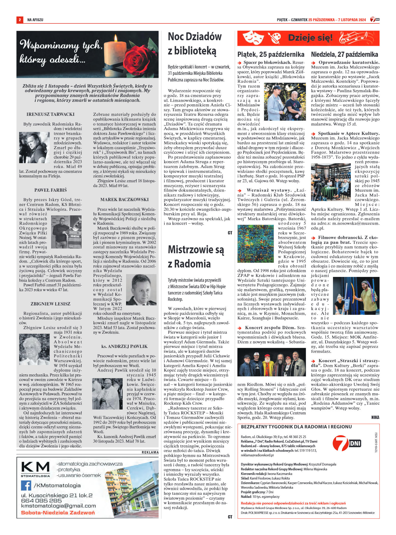Tygodnik "7 Dni" nr 928 z dn. 25.10.2024 r. - strona 14
