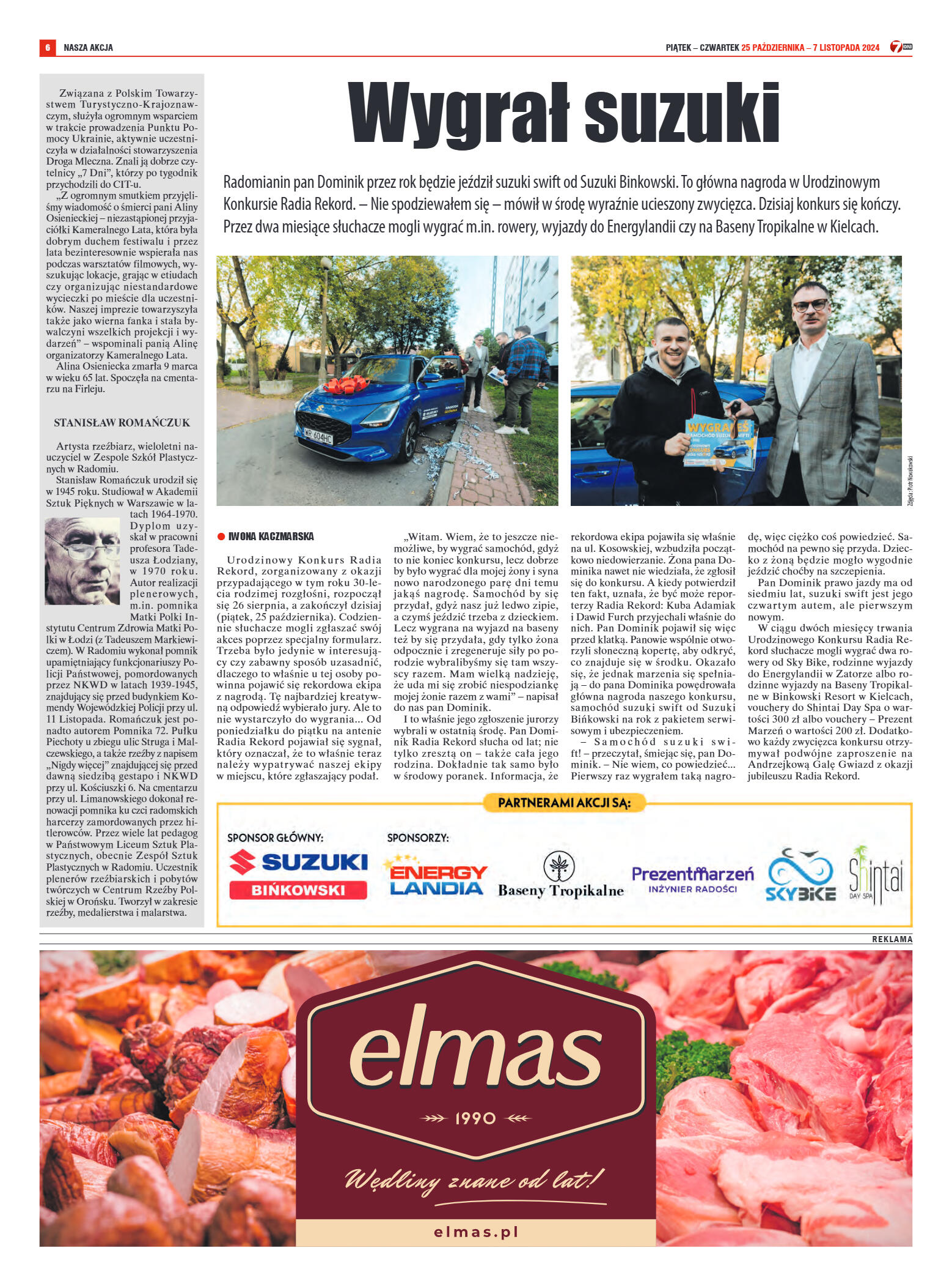 Tygodnik "7 Dni" nr 928 z dn. 25.10.2024 r. - strona 18