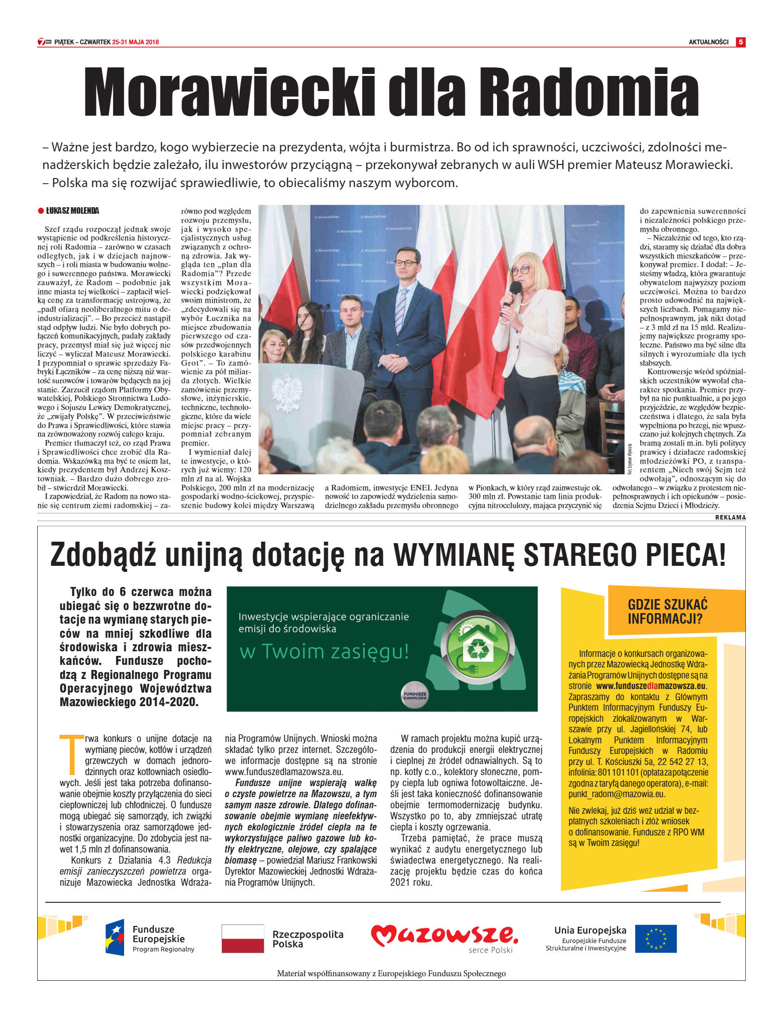 Tygodnik "7 Dni" nr 636 z dn. 25.05.2018 - strona 5