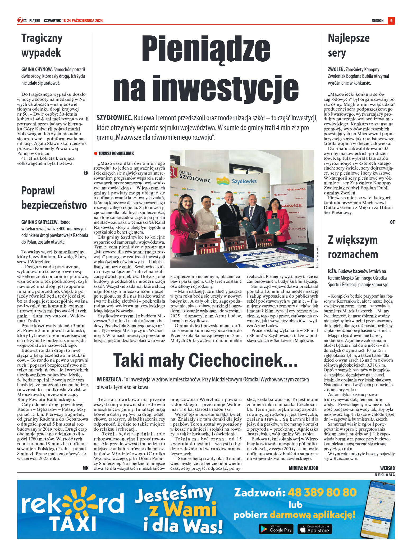 Tygodnik "7 Dni" nr 927 z dn. 18.10.2024 r. - strona 9