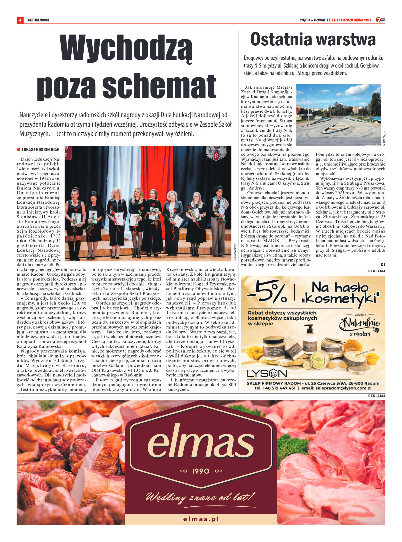 Tygodnik "7 Dni" nr 926 z dn. 11.10.2024 r. - strona 4