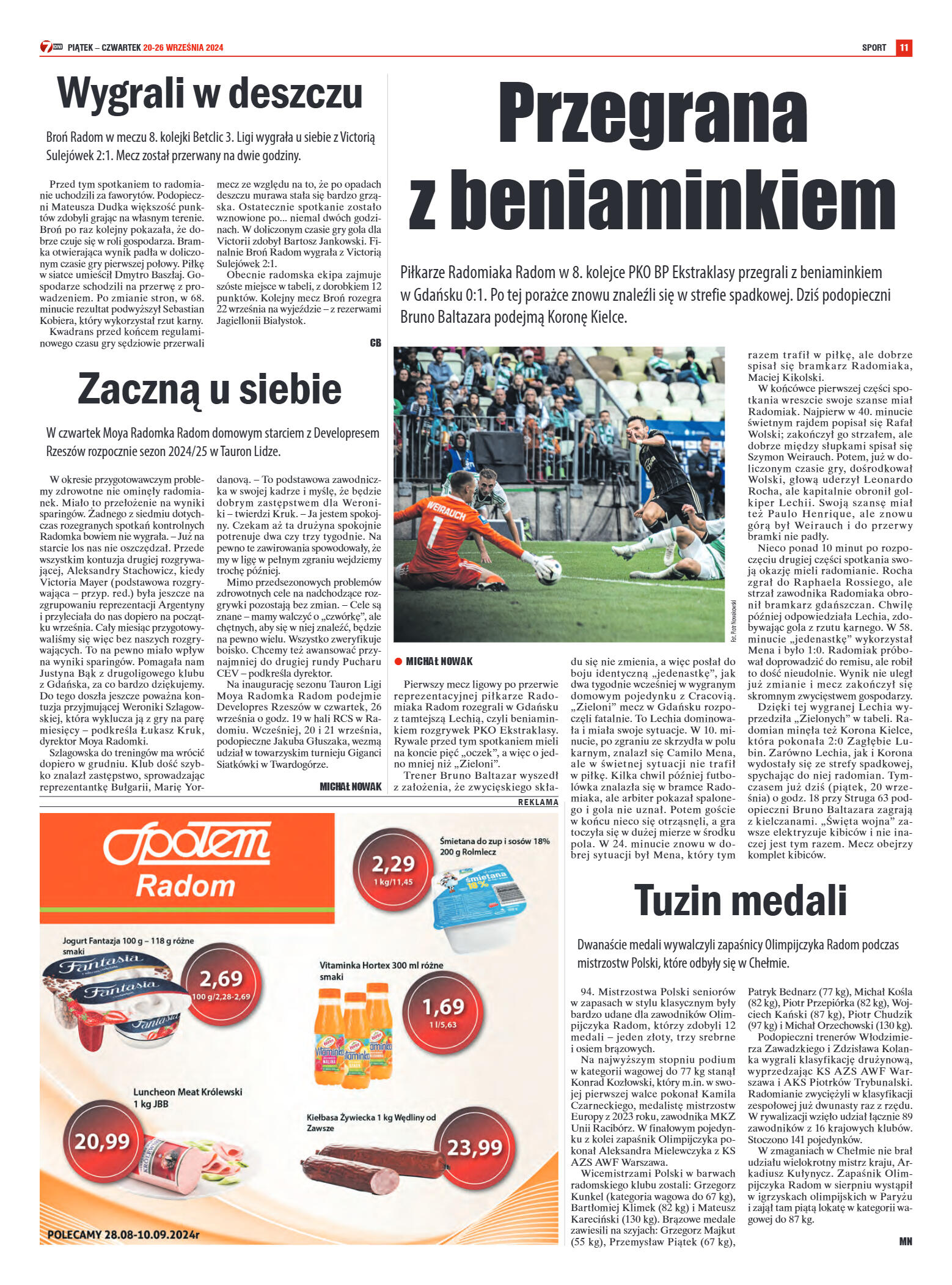 Tygodnik "7 Dni" nr 923 z dn. 20.09.2024 r. - strona 11