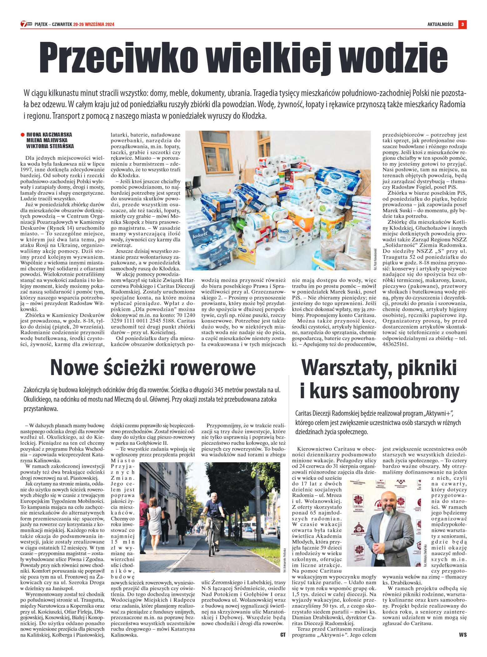 Tygodnik "7 Dni" nr 923 z dn. 20.09.2024 r. - strona 3