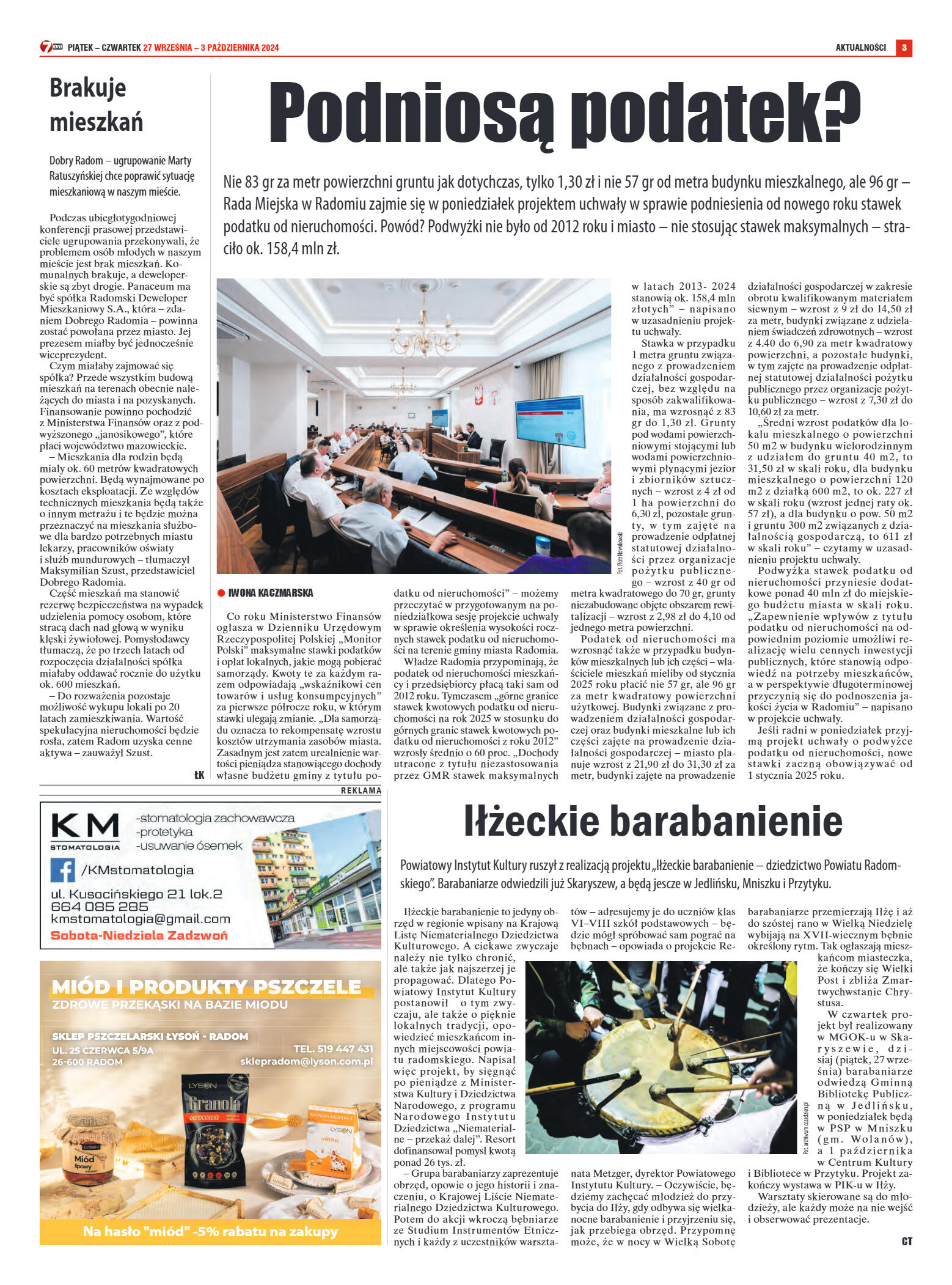 Tygodnik "7 Dni" nr 924 z dn. 27.09.2024 r. - strona 3