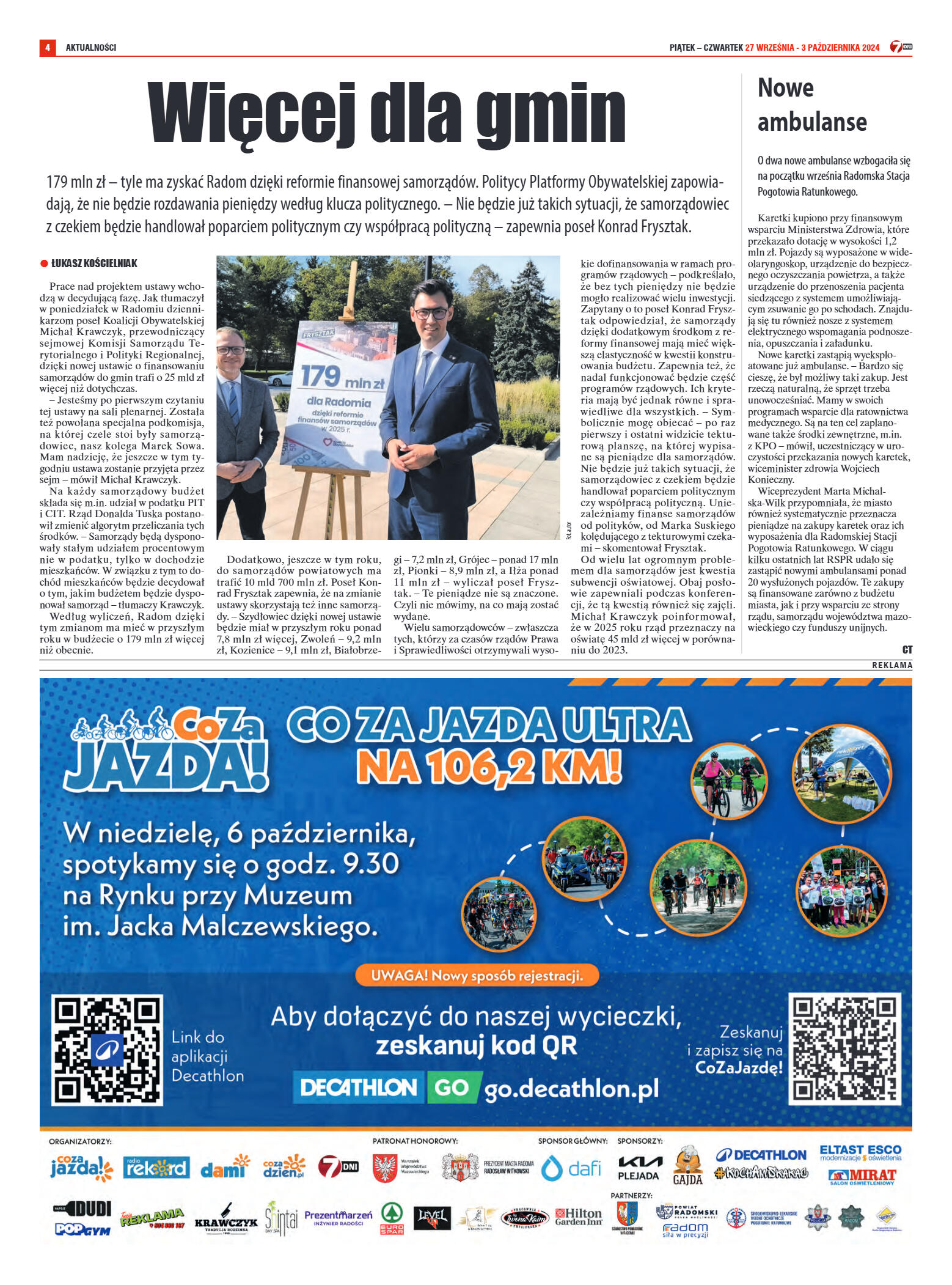 Tygodnik "7 Dni" nr 924 z dn. 27.09.2024 r. - strona 4