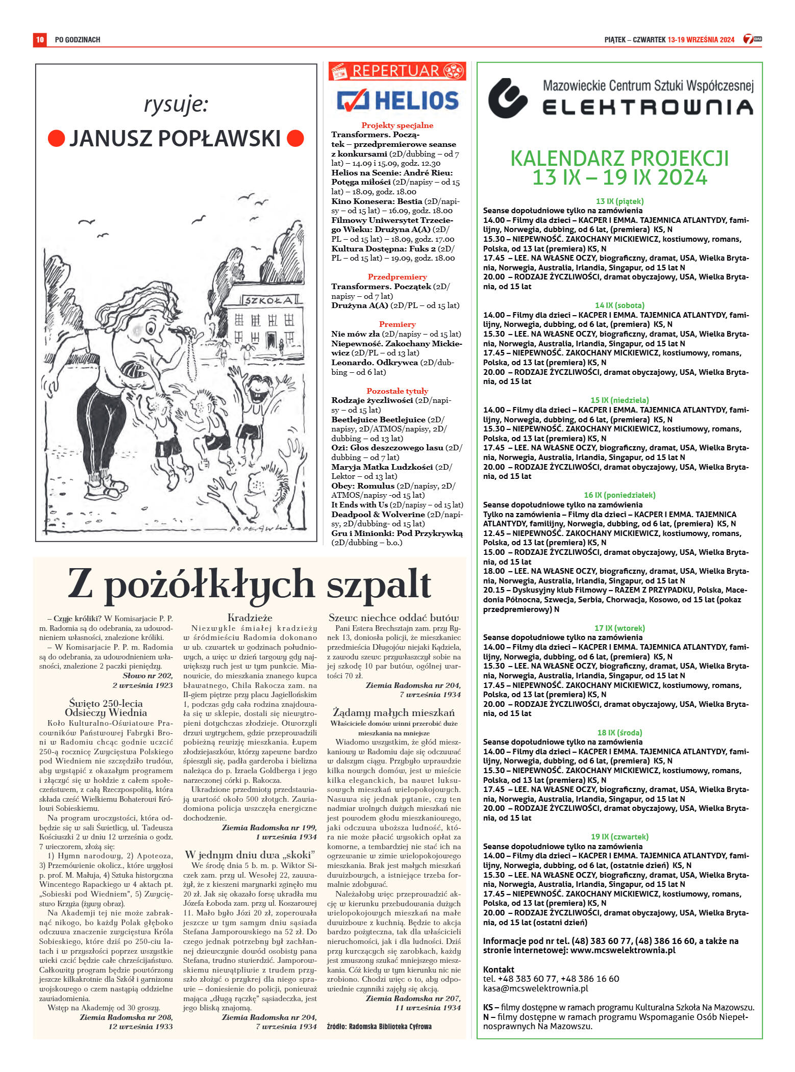 Tygodnik "7 Dni" nr 922 z dn. 13.09.2024 r. - strona 10