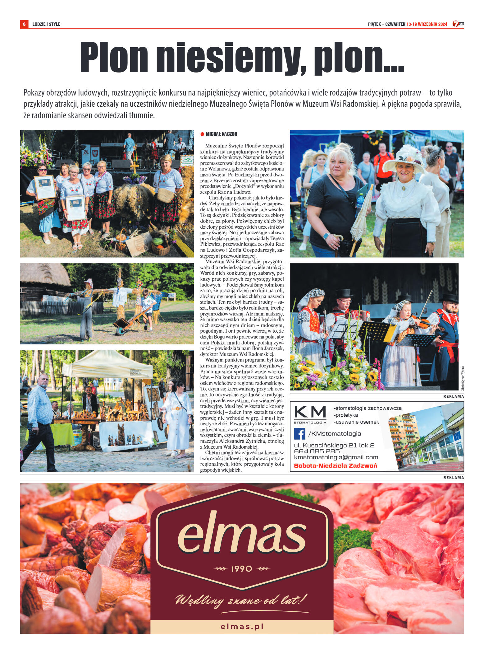 Tygodnik "7 Dni" nr 922 z dn. 13.09.2024 r. - strona 6