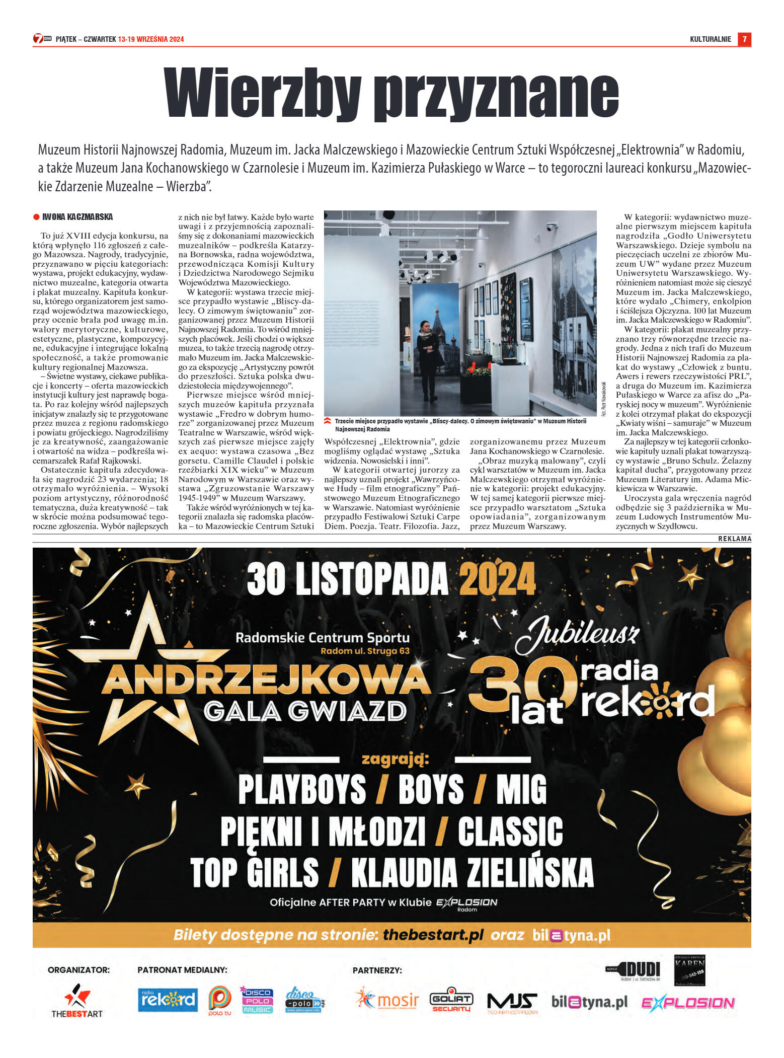 Tygodnik "7 Dni" nr 922 z dn. 13.09.2024 r. - strona 7