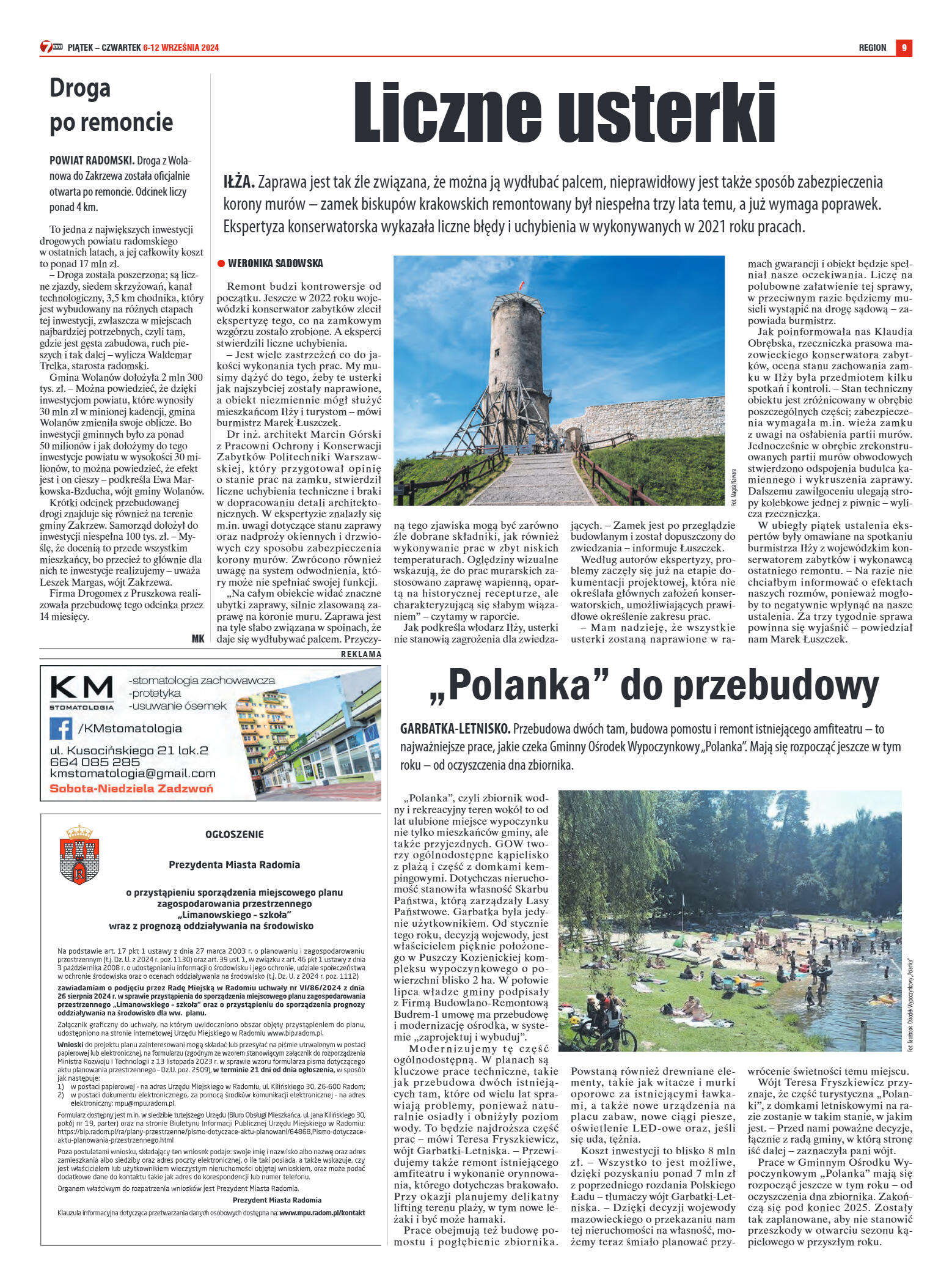 Tygodnik "7 Dni" nr 921 z dn. 06.09.2024 r. - strona 9