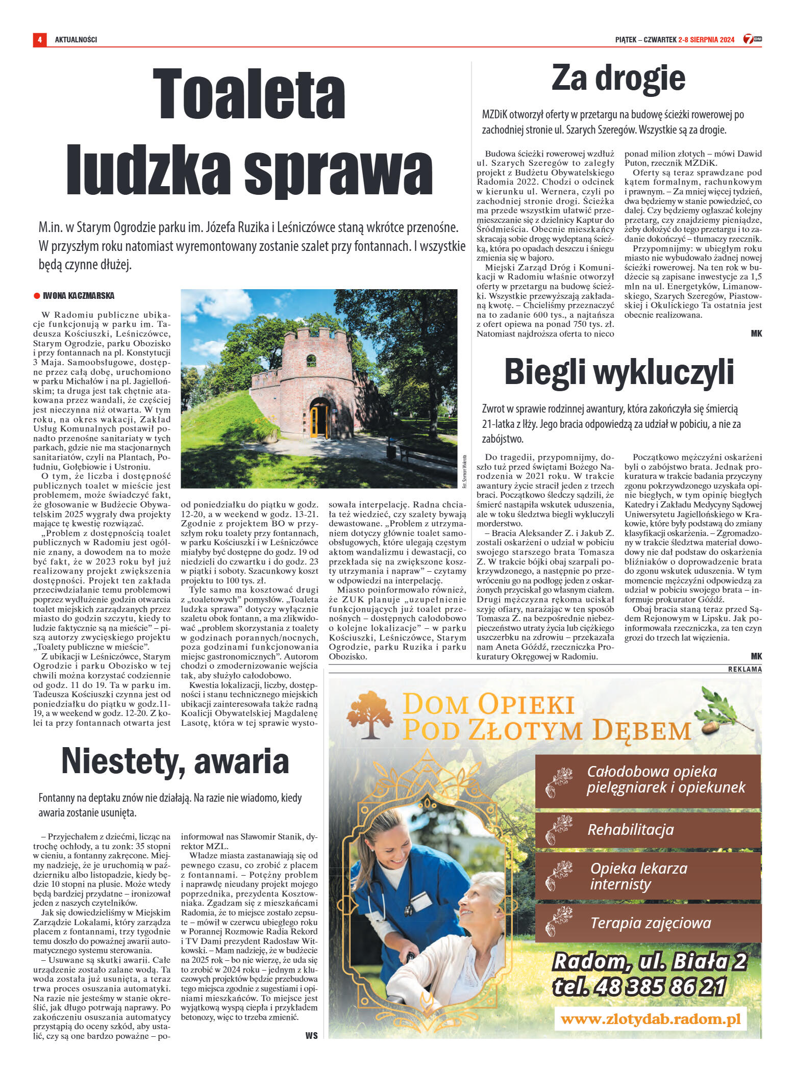 Tygodnik "7 Dni" nr 917 z dn. 02.08.2024 r. - strona 4