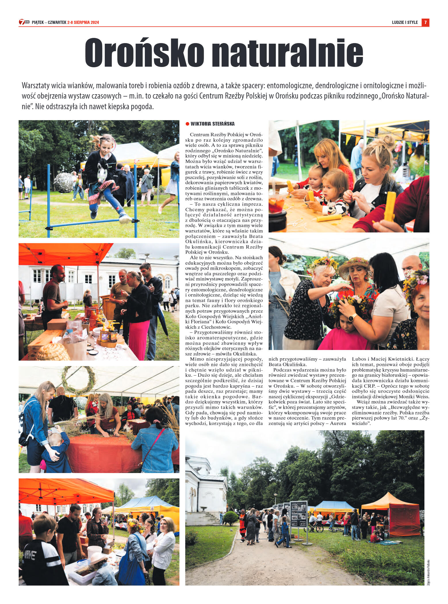 Tygodnik "7 Dni" nr 917 z dn. 02.08.2024 r. - strona 7