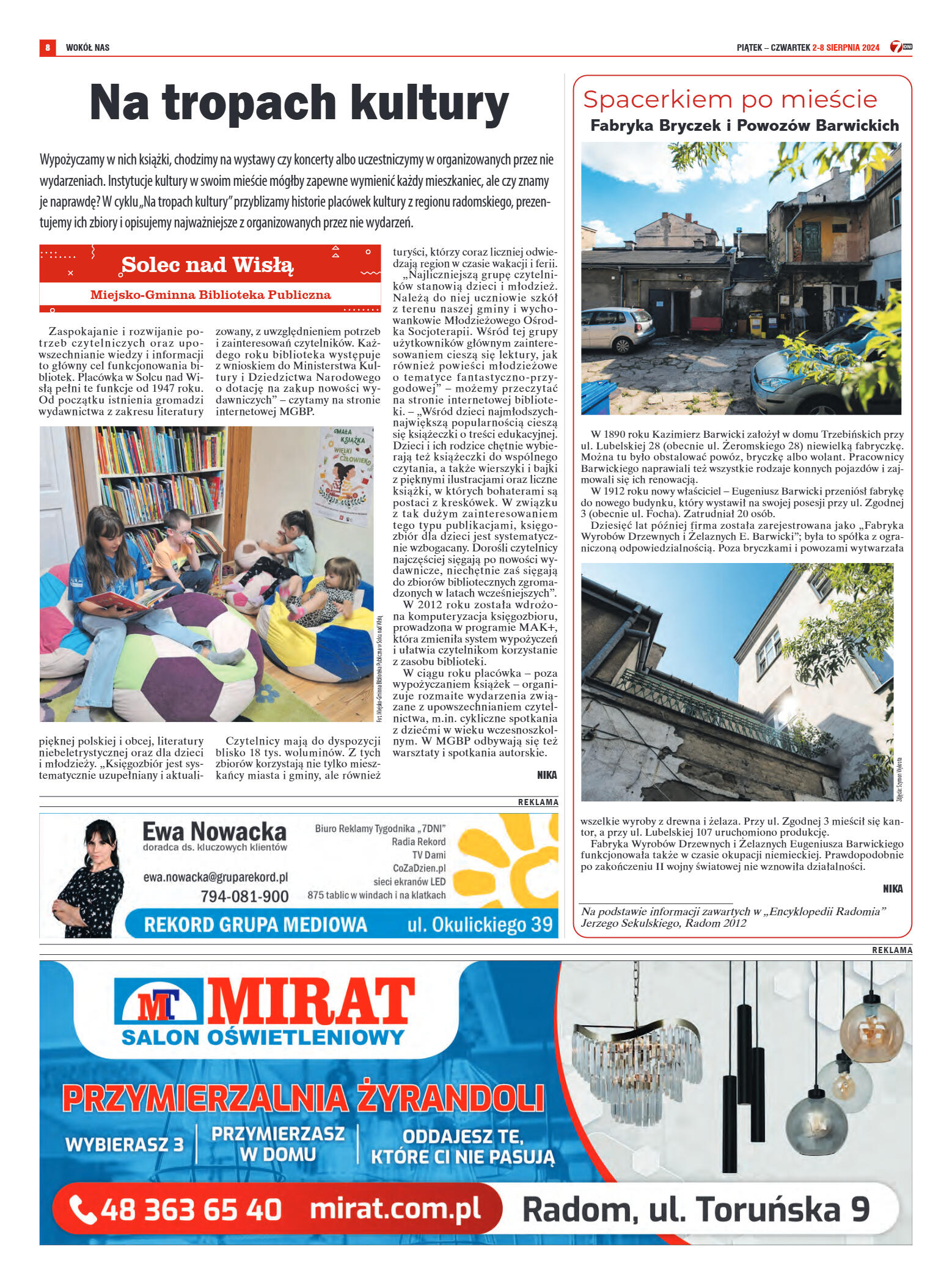 Tygodnik "7 Dni" nr 917 z dn. 02.08.2024 r. - strona 8