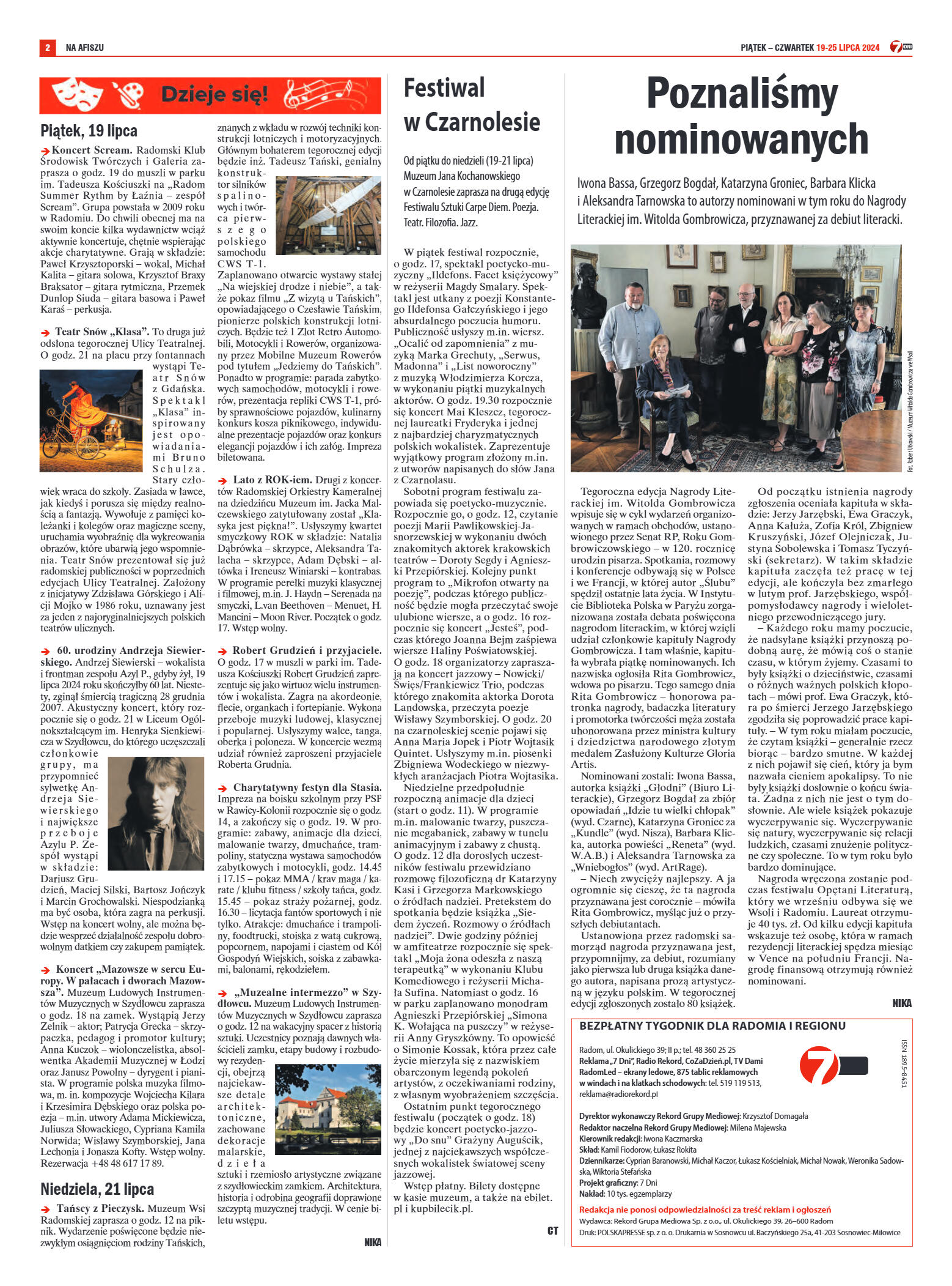 Tygodnik "7 Dni" nr 915 z dn. 19.07.2024 r. - strona 2