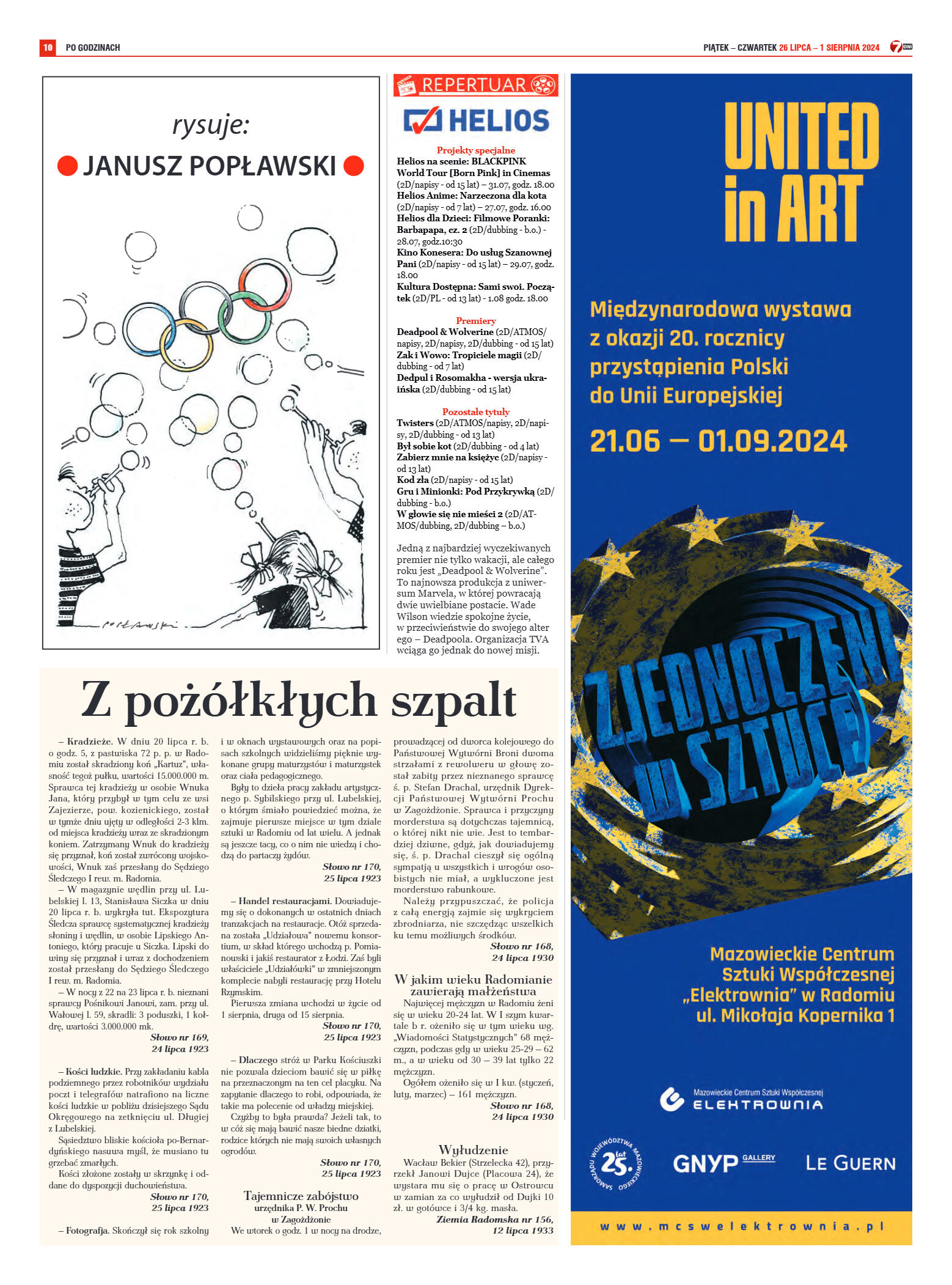 Tygodnik "7 Dni" nr 916 z dn. 26.07.2024 r. - strona 10