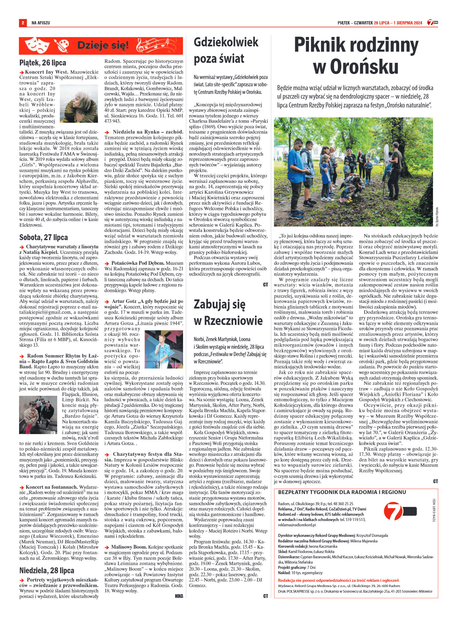 Tygodnik "7 Dni" nr 916 z dn. 26.07.2024 r. - strona 2