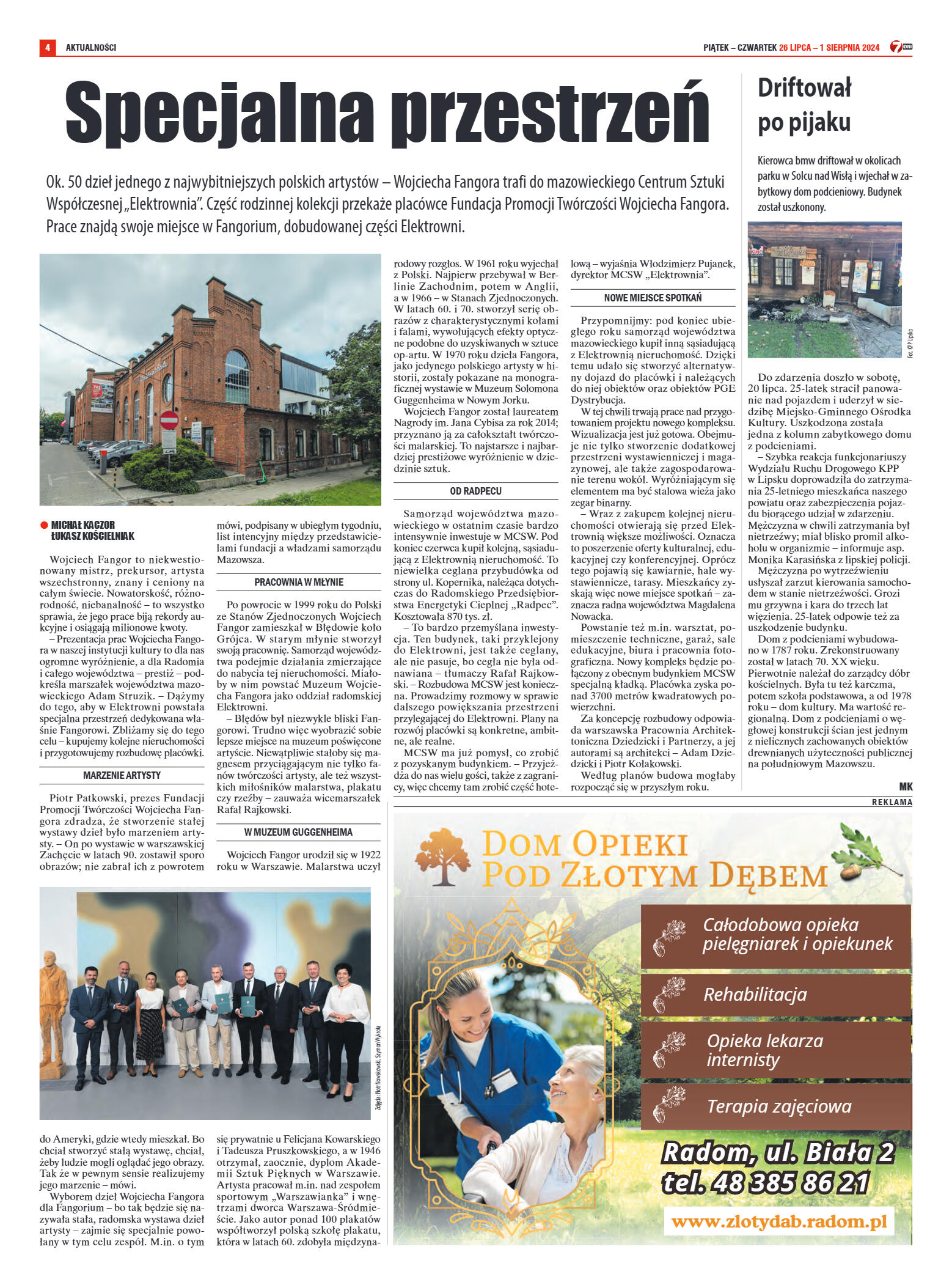 Tygodnik "7 Dni" nr 916 z dn. 26.07.2024 r. - strona 4